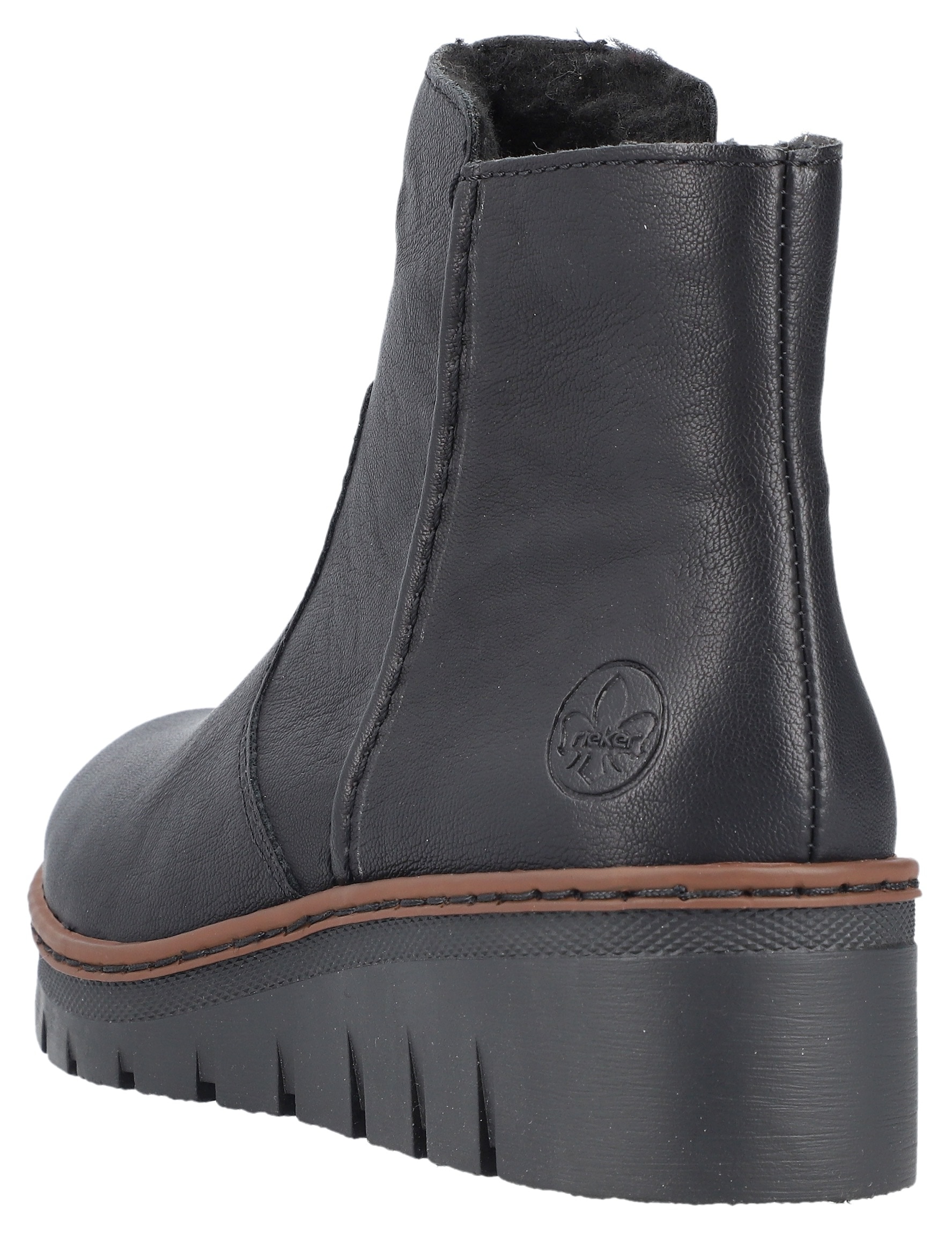 Rieker Winterstiefelette, mit modischem 4,5 cm Keilabsatz