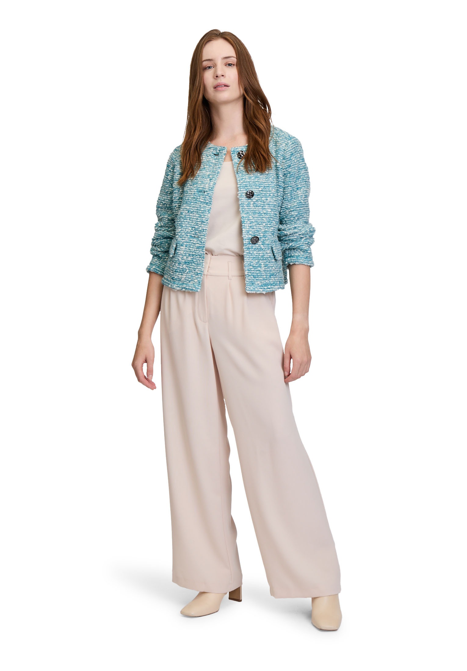 Betty&Co Jackenblazer »Kuscheljacke mit Knöpfen«