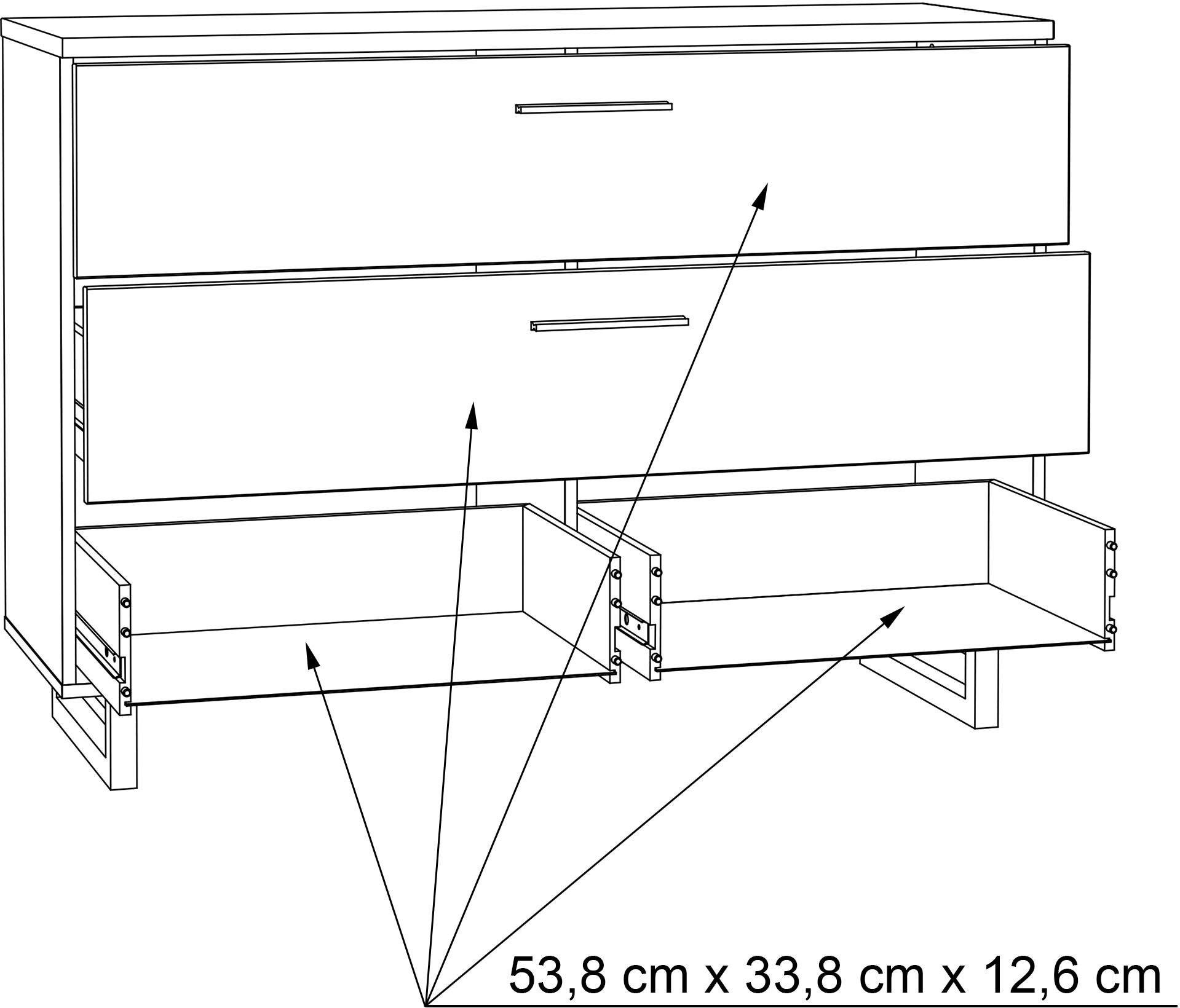 FORTE Schubkastenkommode »Sirius Crown«