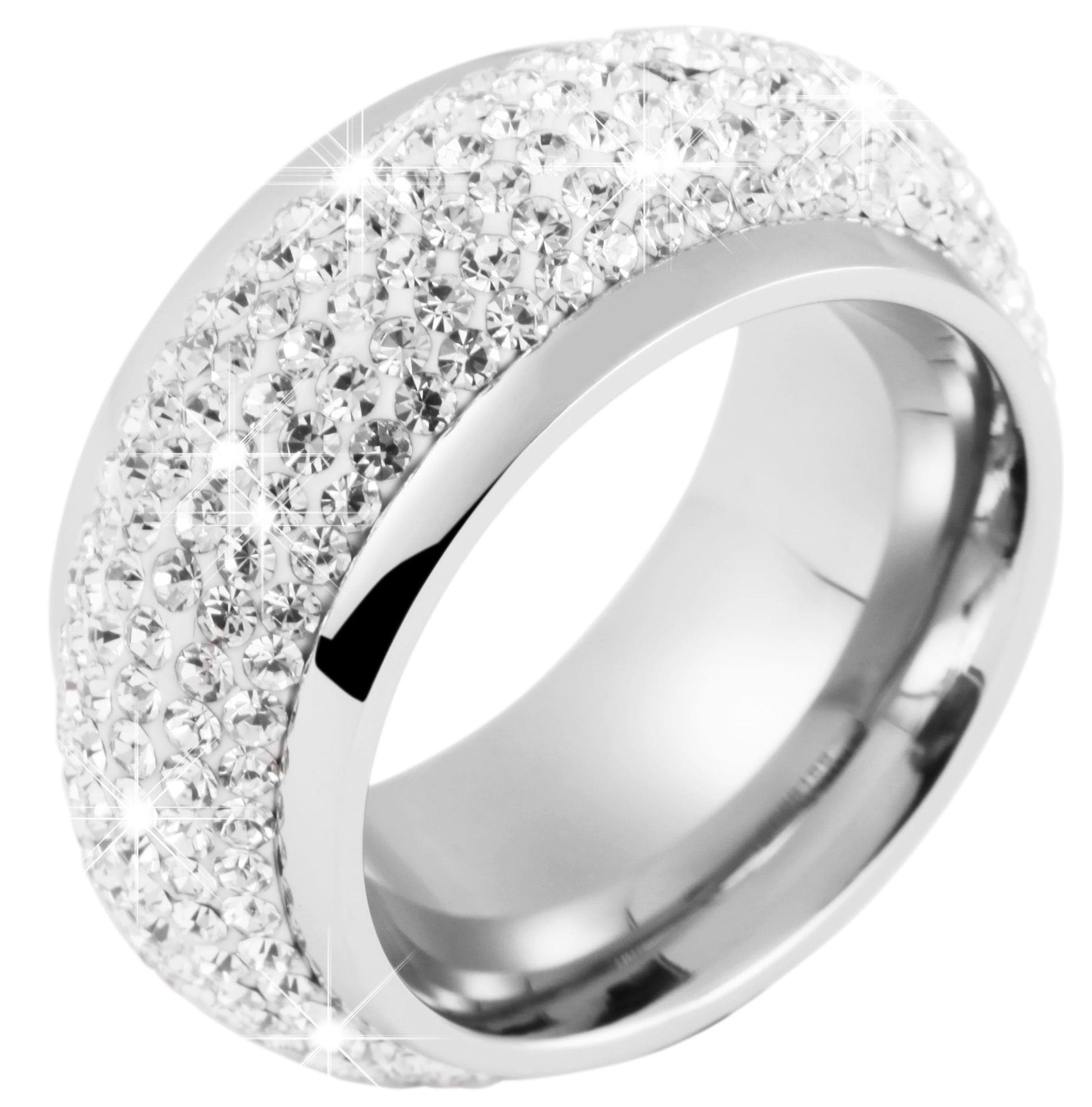 Adelia´s Fingerring »Damen Ring aus Edelstahl«