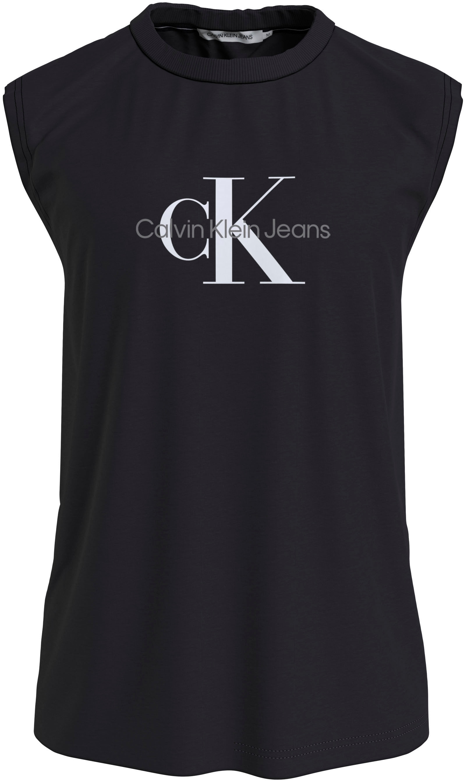 Calvin Klein Jeans T-Shirt »MONOLOGO SLEEVELESS TEE«, mit Markenlabel