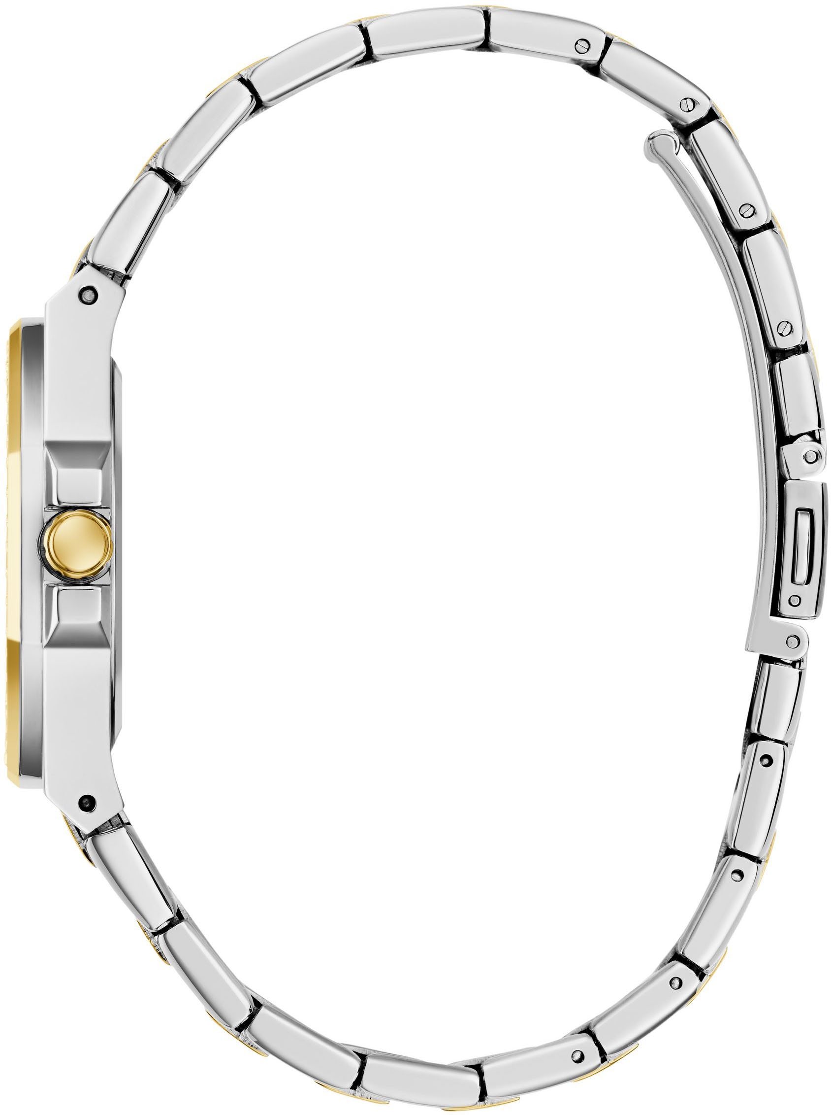 Guess Quarzuhr »CONTESSA« Armbanduhr, Damenuhr, Edelstahlarmband