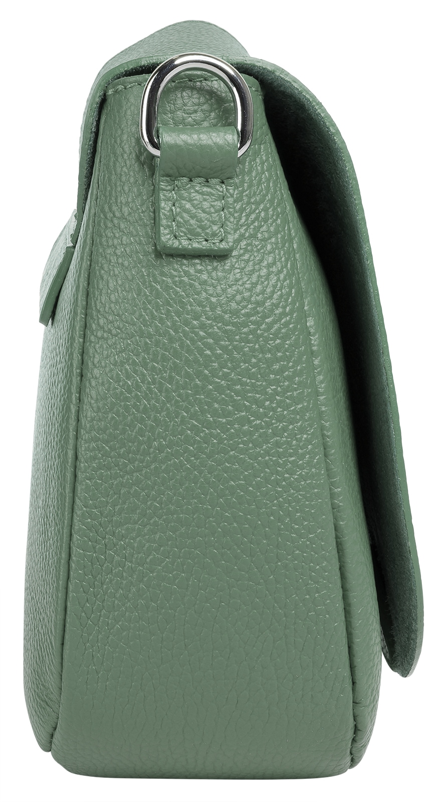 Cluty Umhängetasche, echt Leder, Made in Italy