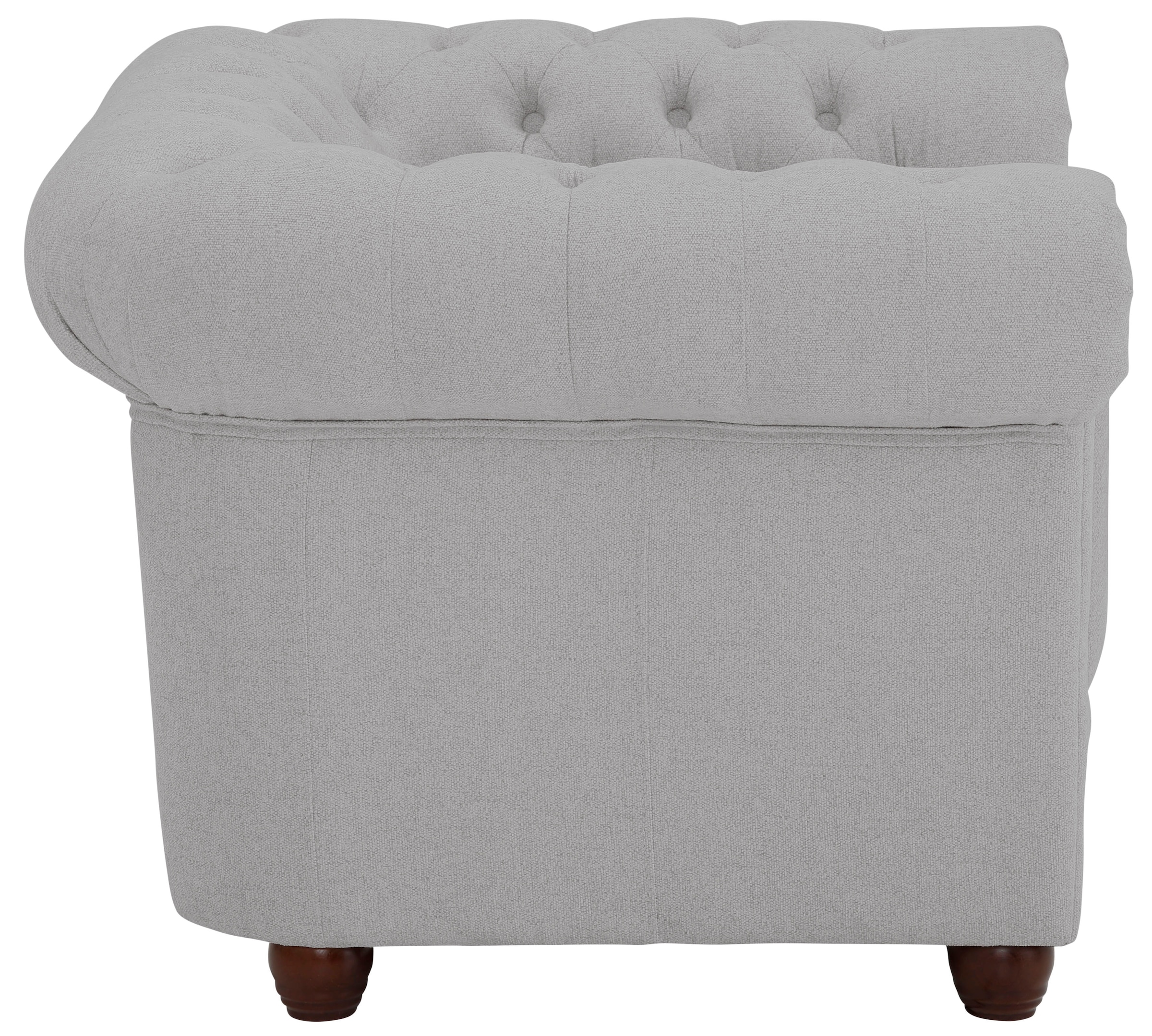 Home affaire Chesterfield-Sessel »New Castle Sessel«, hochwertige Knopfheftung, B/T/H: 104/86/72 cm