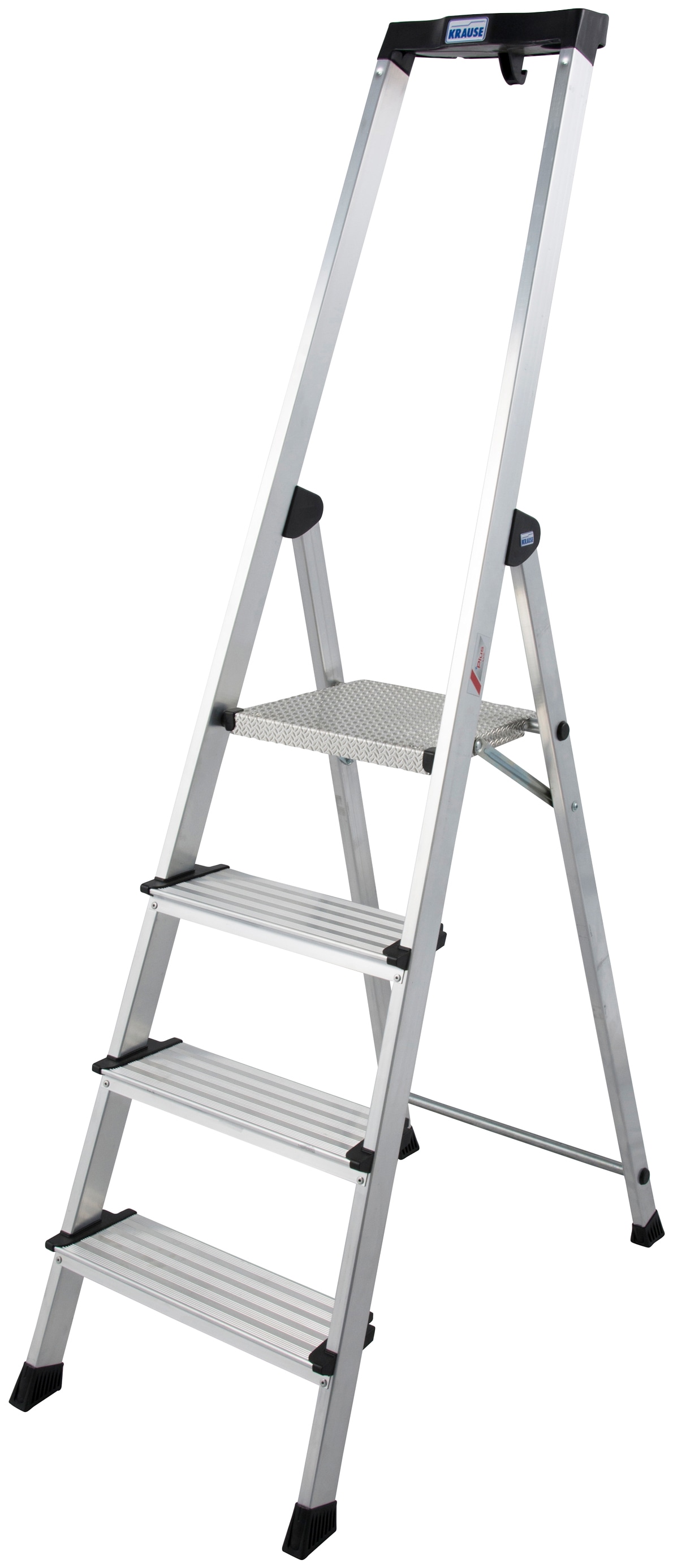 Stehleiter »Safety Plusline«, Aluminium, 4 Stufen, Arbeitshöhe ca. 285 cm