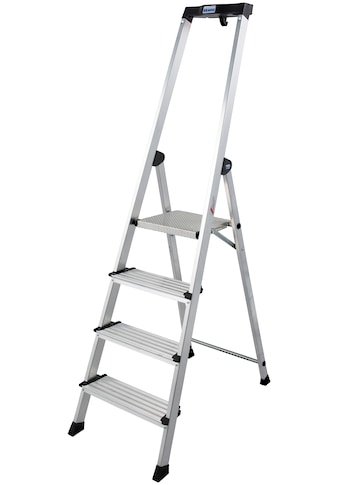 KRAUSE Stehleiter »Safety Plusline«, Aluminium, 4 Stufen, Arbeitshöhe ca. 285 cm kaufen