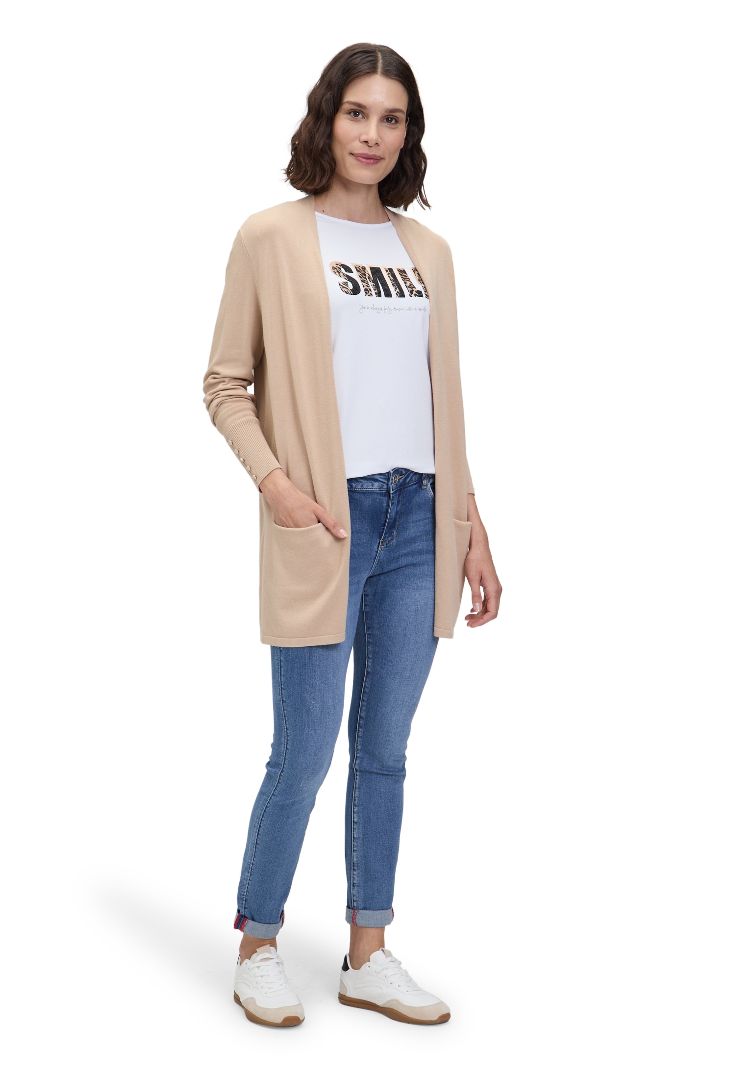 Betty Barclay Strickjacke »Feinstrickjacke mit Taschen«