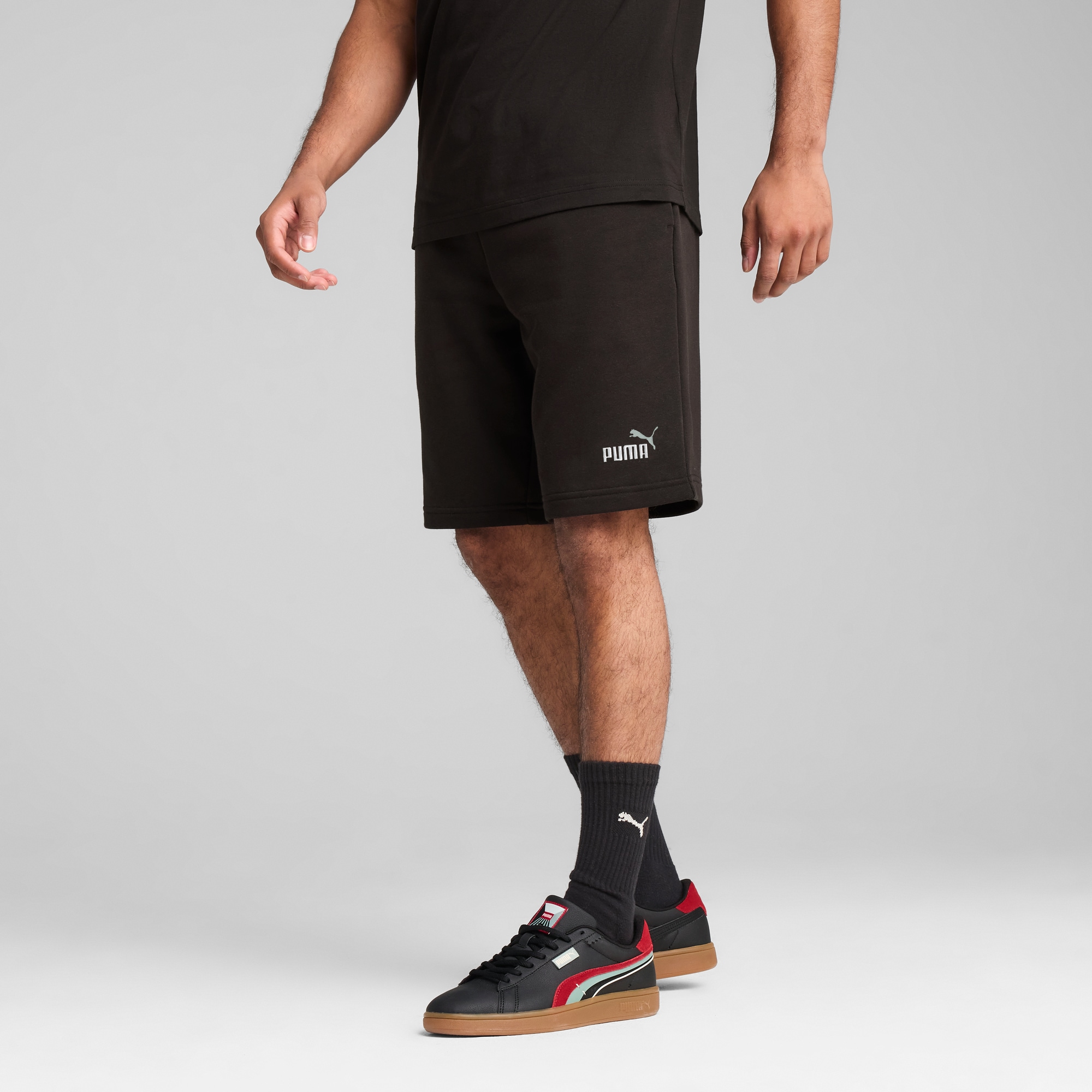 Puma Herren Trainingsshorts »ESS 2 COLOR NO. 1 LOGO SHORTS 10" TR« in schwarz, Größe XXL