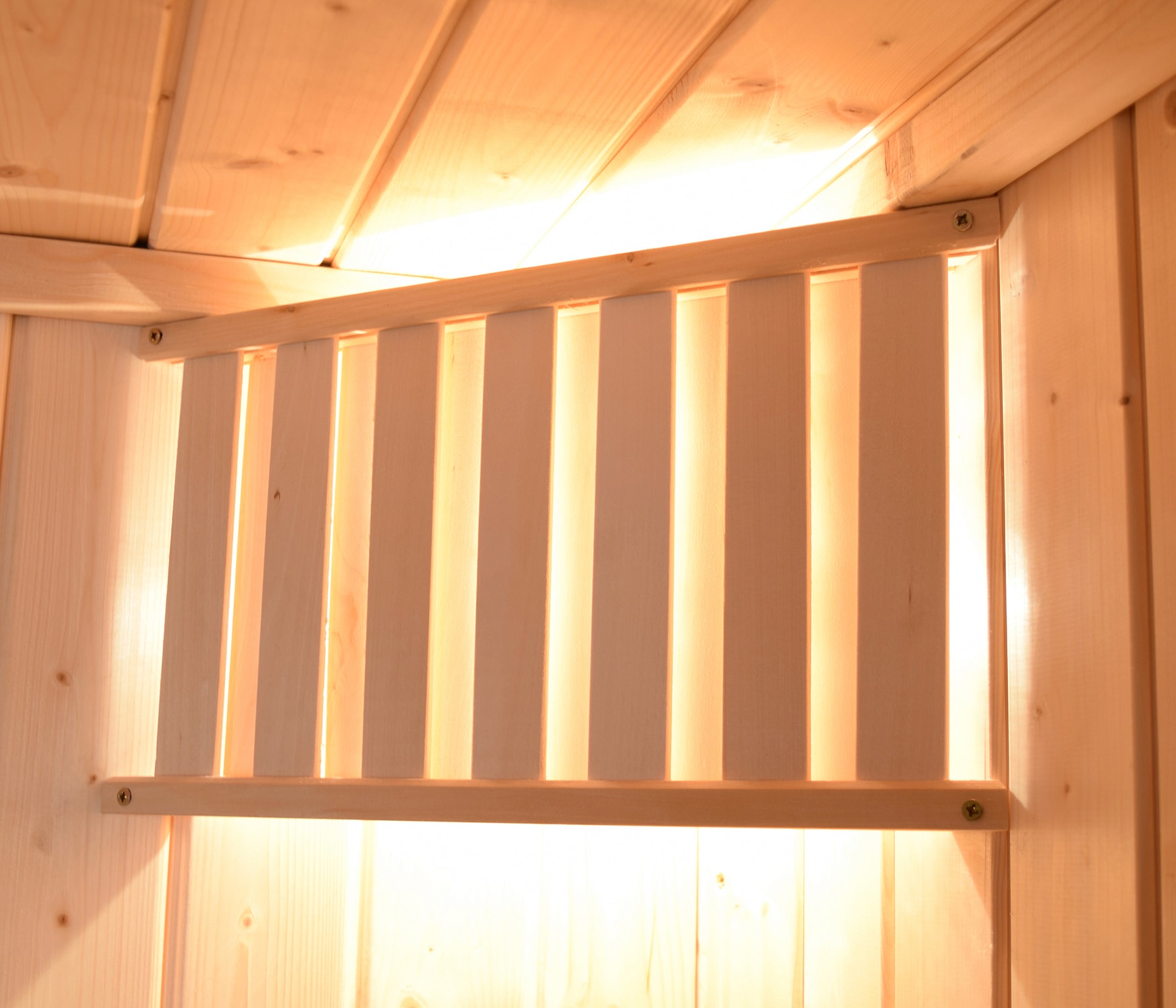 weka Sauna »Valida Eck 1«, 4,5 kW Bio-Kombiofen mit ext. Strg., Fenster