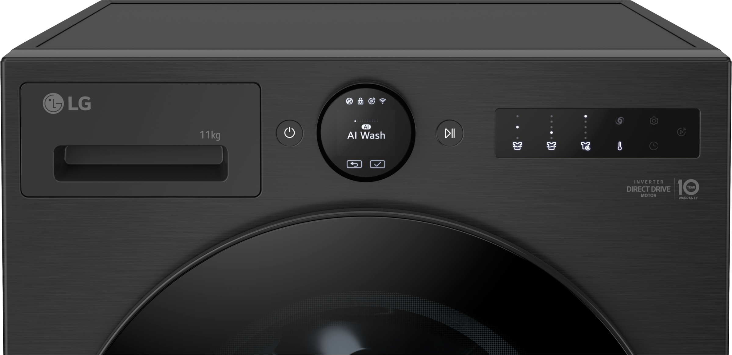 LG Waschmaschine »F4WX801YB« 11 kg 1400 U/min digitales Touchdisplay