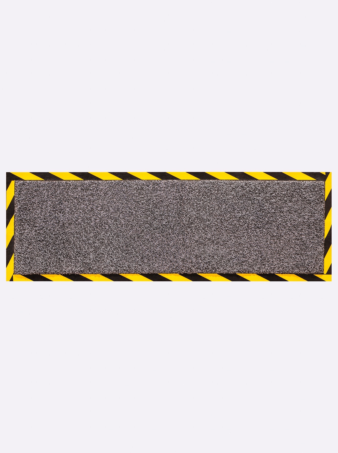 Fußmatterechteckig in grau