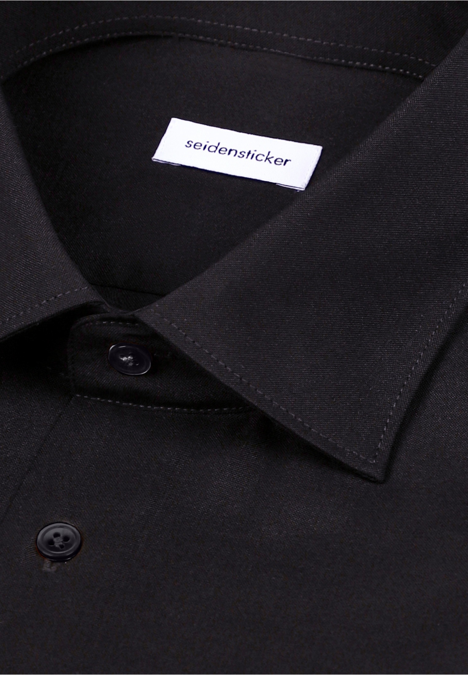 seidensticker Businesshemd »Schwarze Rose« Slim 1/1 Kentkragen Uni