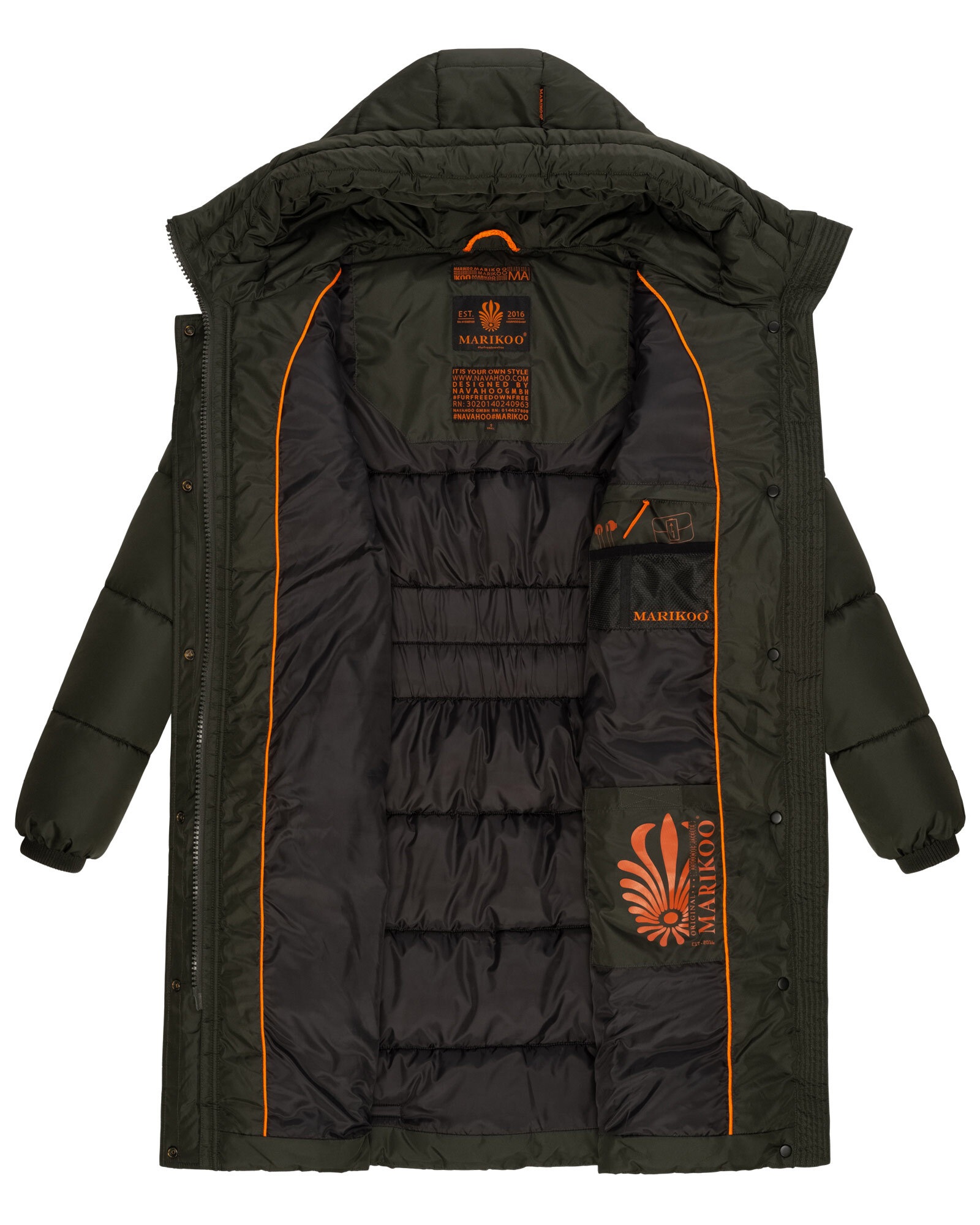 Marikoo Winterjacke »Marikoo Yuikoo Damen Winterjacke B941«
