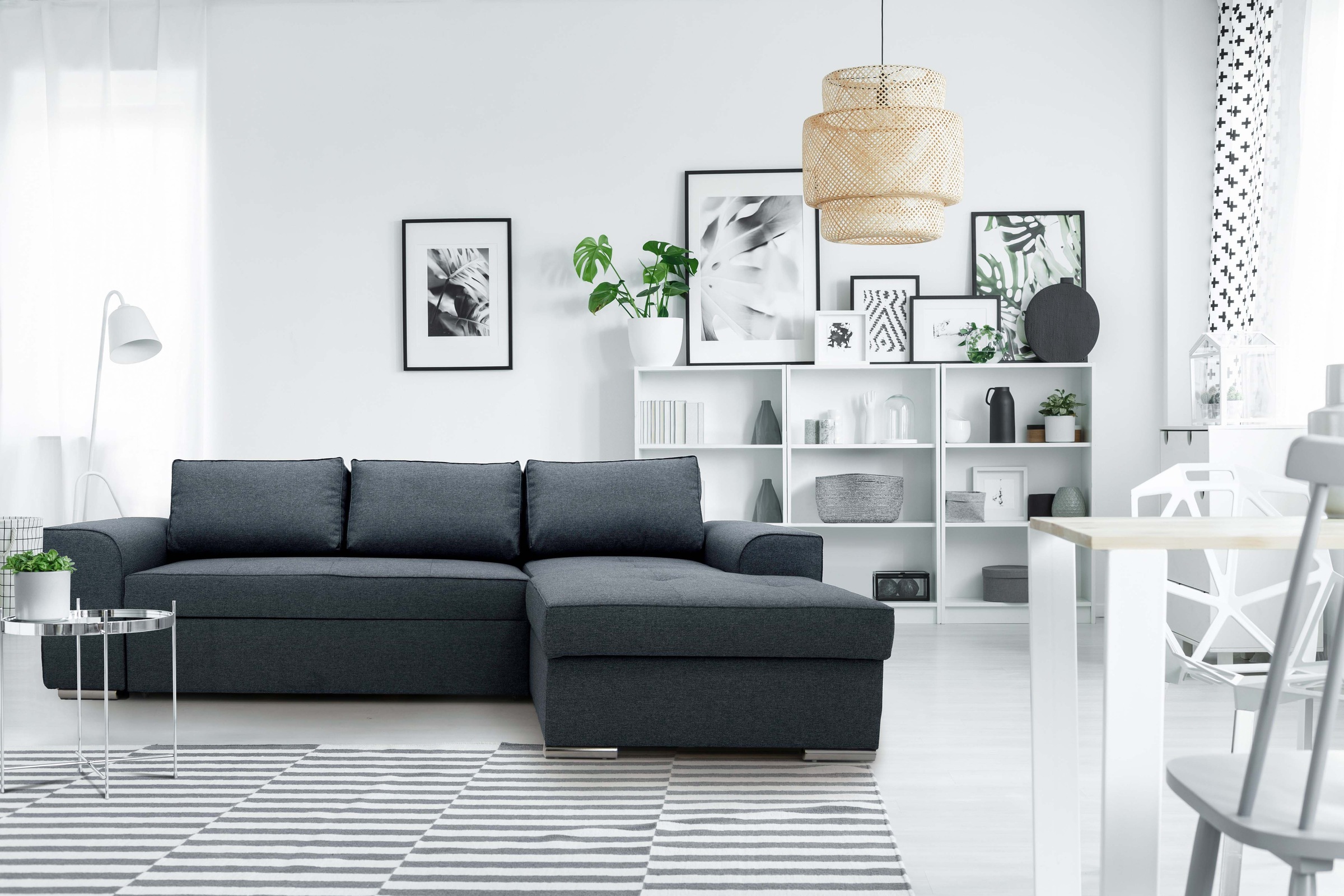 GEPADE Ecksofa »Karla, L-Form«, inkl. Bettfunktion und Bettkasten