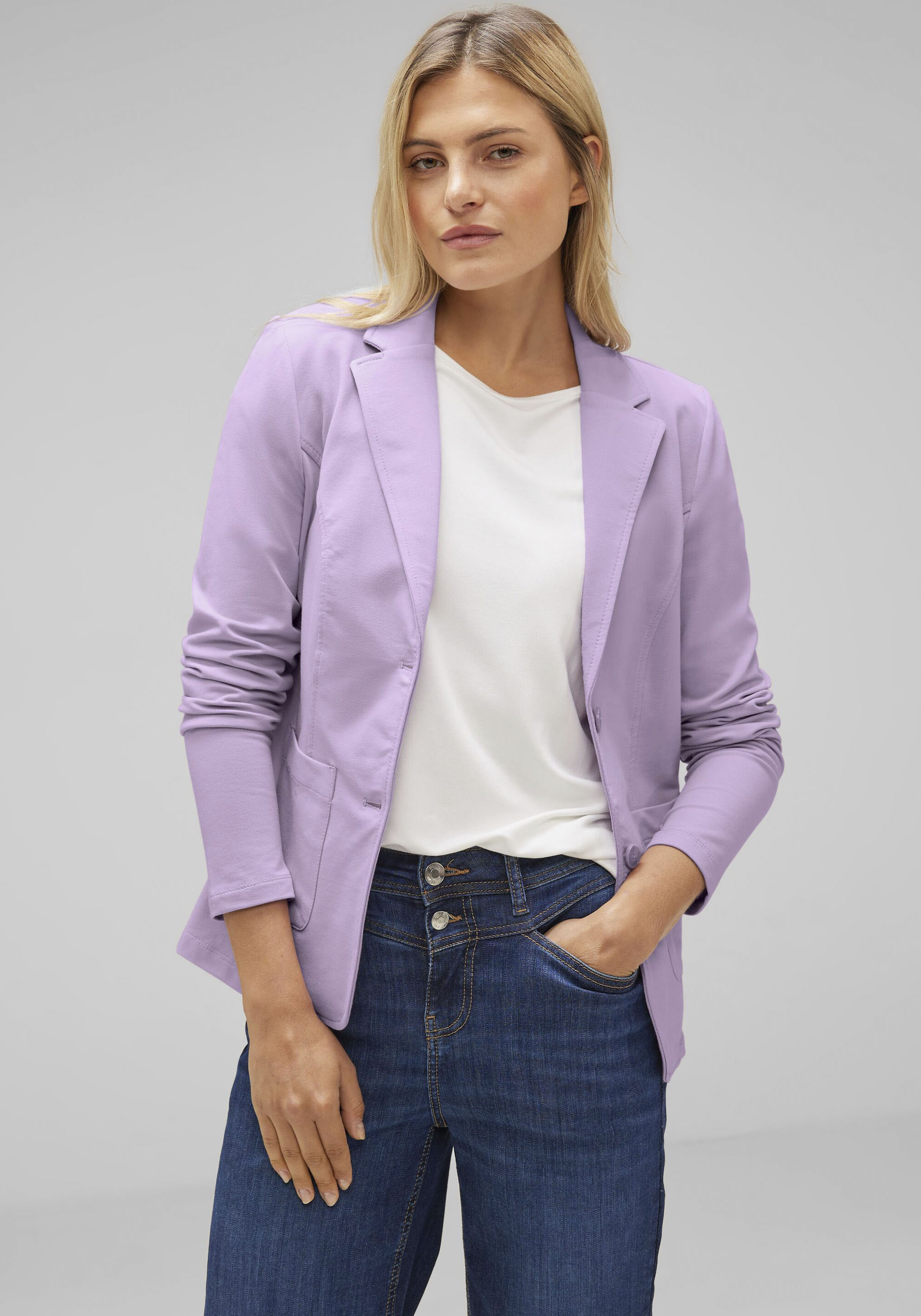Kurzblazer, im zeitlosen Look