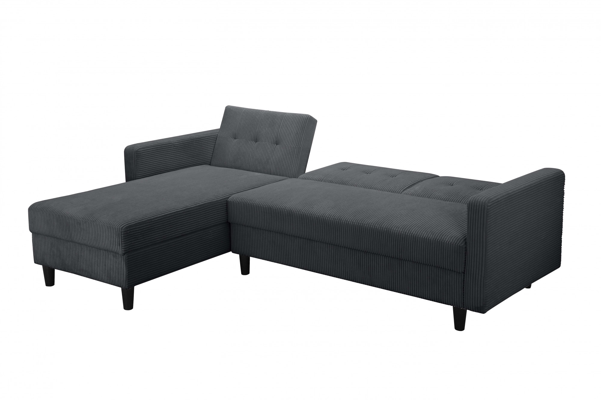 Dorel Home Ecksofa »Hartford II«, mit Bettfunktion und Stauraum, Recamiere beidseitig montierbar