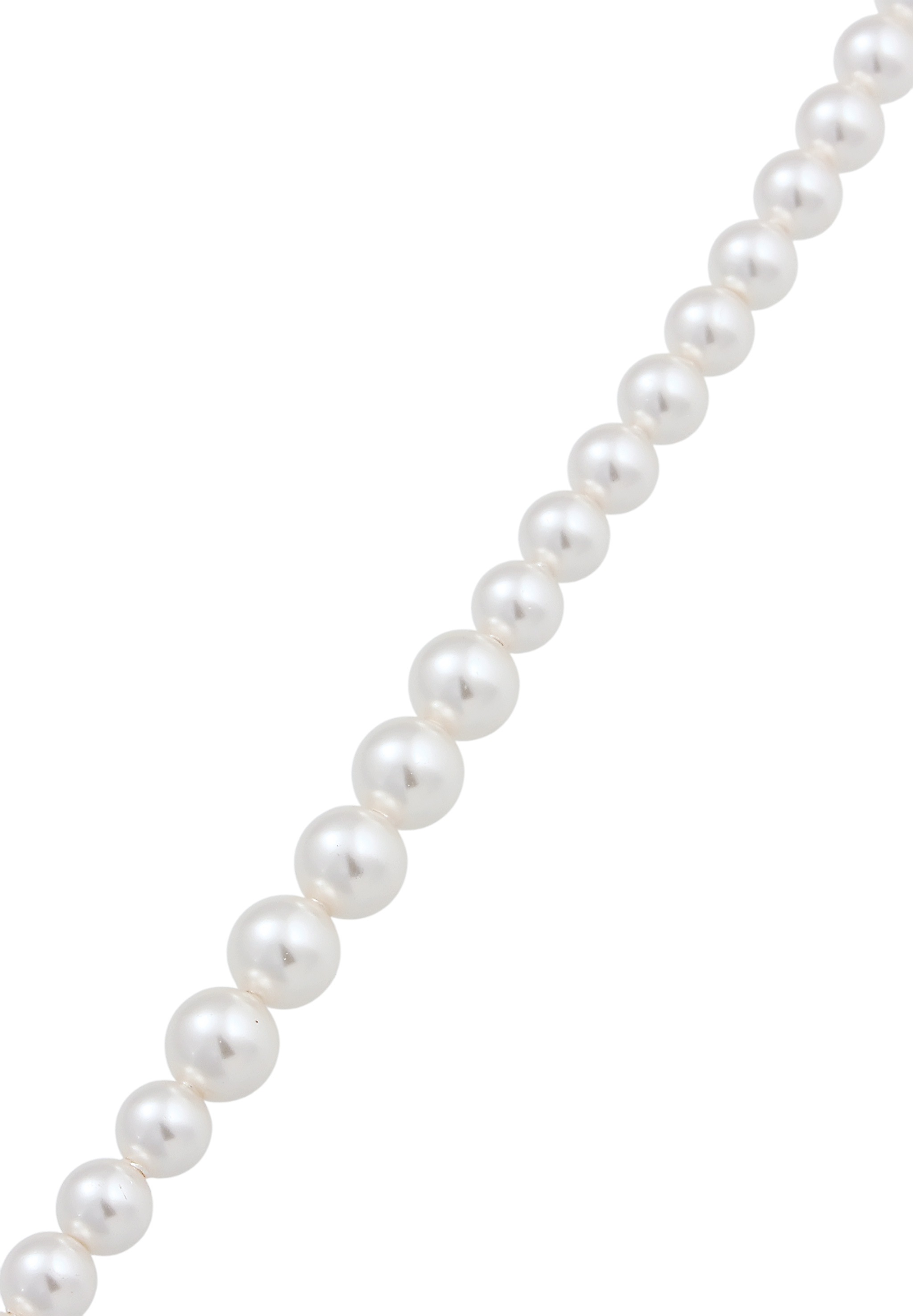 Elli Silberkette »Halskette mit Perlen von Swarovski® Weiß 925 Sterling Silber«