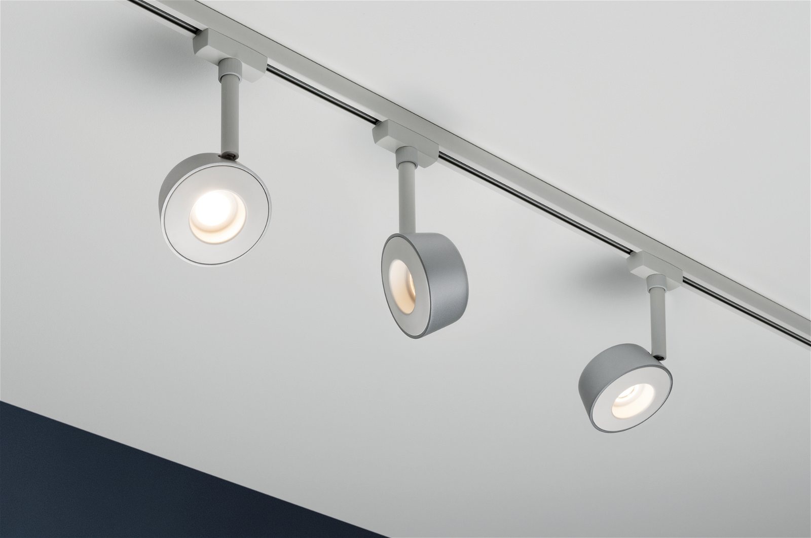 Paulmann Schienensystem-Leuchten »URail Schienenspot Pellet 350lm 6,7W 2700K 230V Chrom matt, dimmbar 4W«, dimmbar, Einzelspot