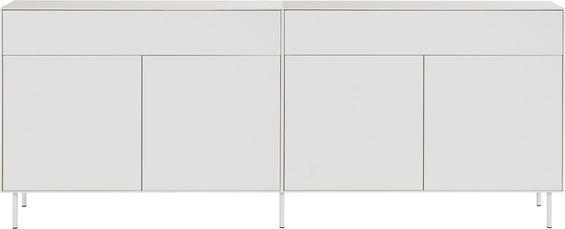 LeGer Home by Lena Gercke Sideboard »Essentials«, (2 St.), Breite: 224cm, MDF lackiert, Push-to-open-Funktion