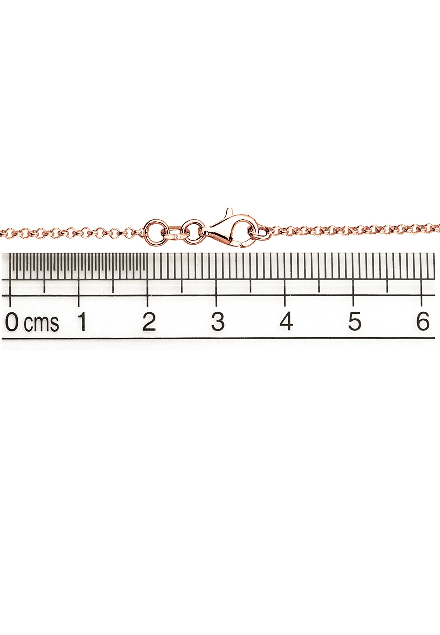 Nenalina Kette ohne Anhänger »Halskette Damen Erbskette Basic 925 Silber rosévergoldet«