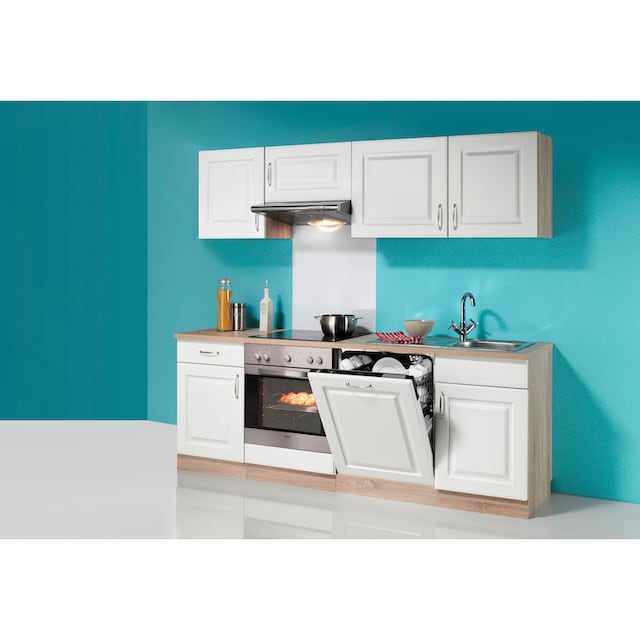 wiho Küchen Küchenzeile »Tilda«, mit E-Geräten, Breite 220 cm im OTTO  Online Shop