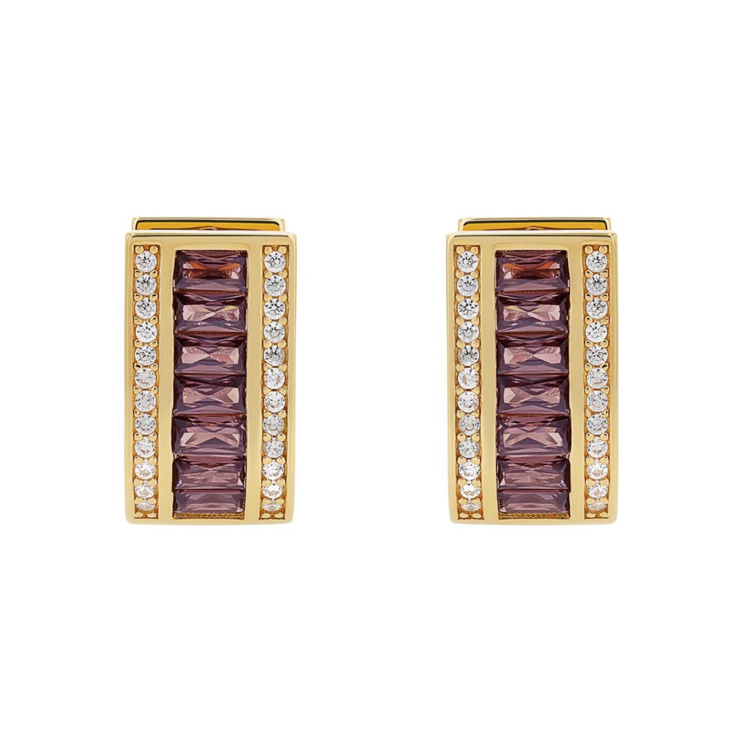 JOOP! Paar Creolen »Schmuck, Geschenk« mit Zirkonia (synth.)