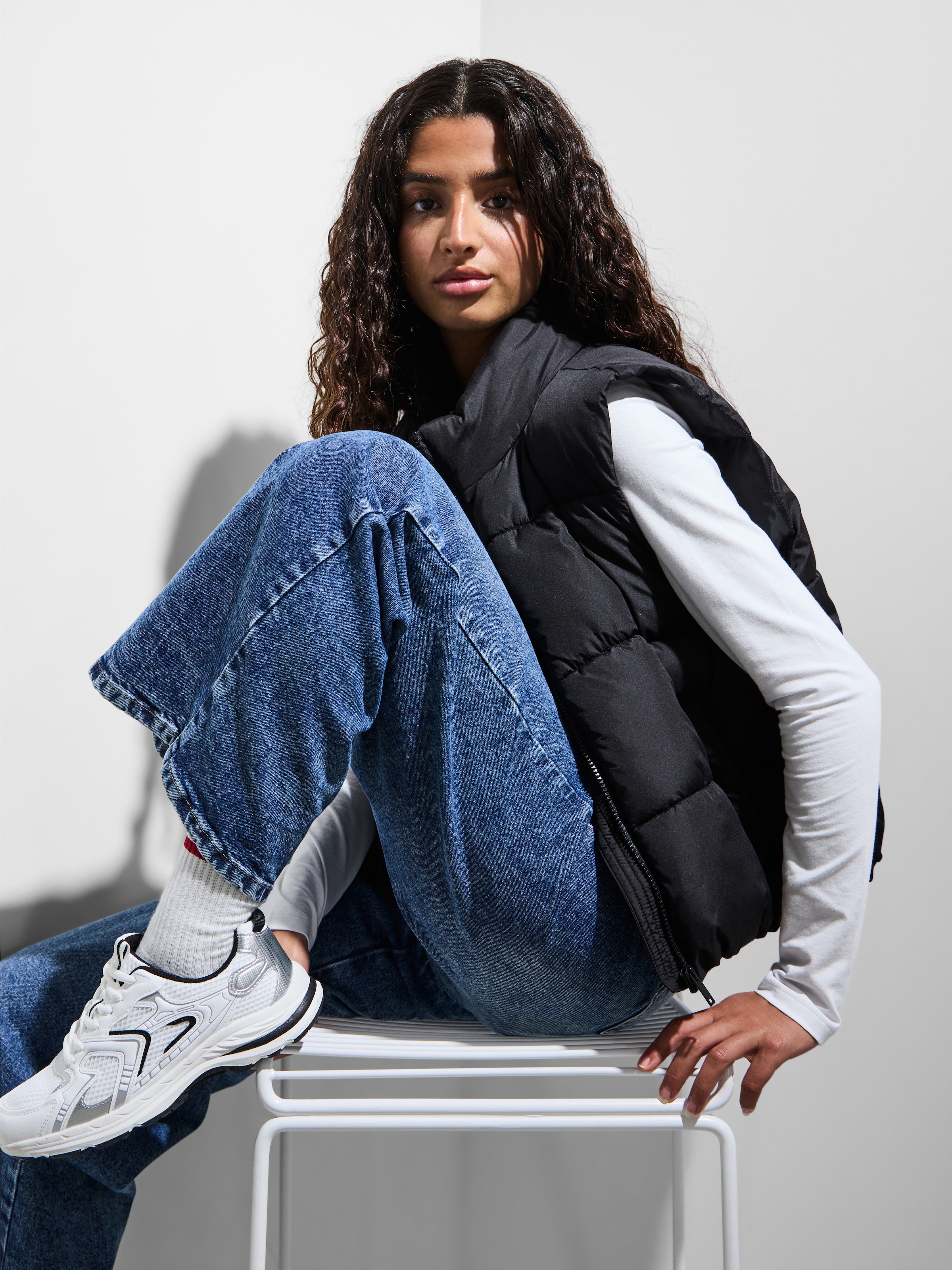 pieces Steppweste »PCBEE NEW SHORT PUFFER VEST NOOS BC« Kunstfaser