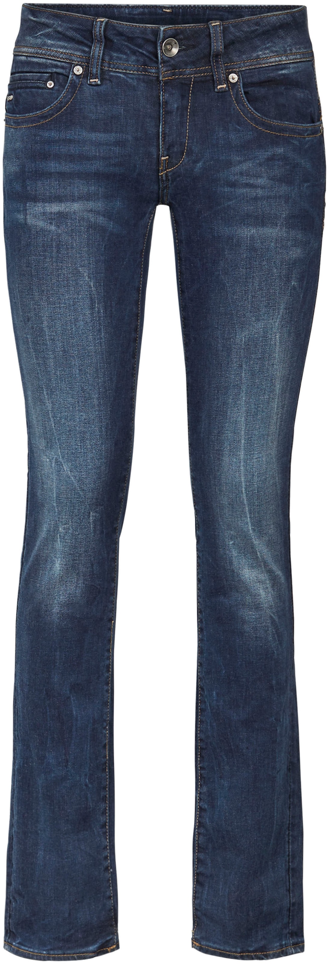 G-STAR Straight-Jeans »Midge«, 5-Pocket-Design mit markanten Steppnähten