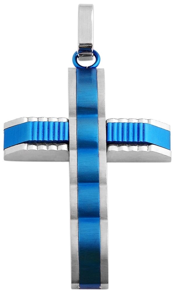 Adelia´s Kreuzanhänger »Unisex Anhänger ¿ Kreuz Kreuzanhänger aus Edelstahl«