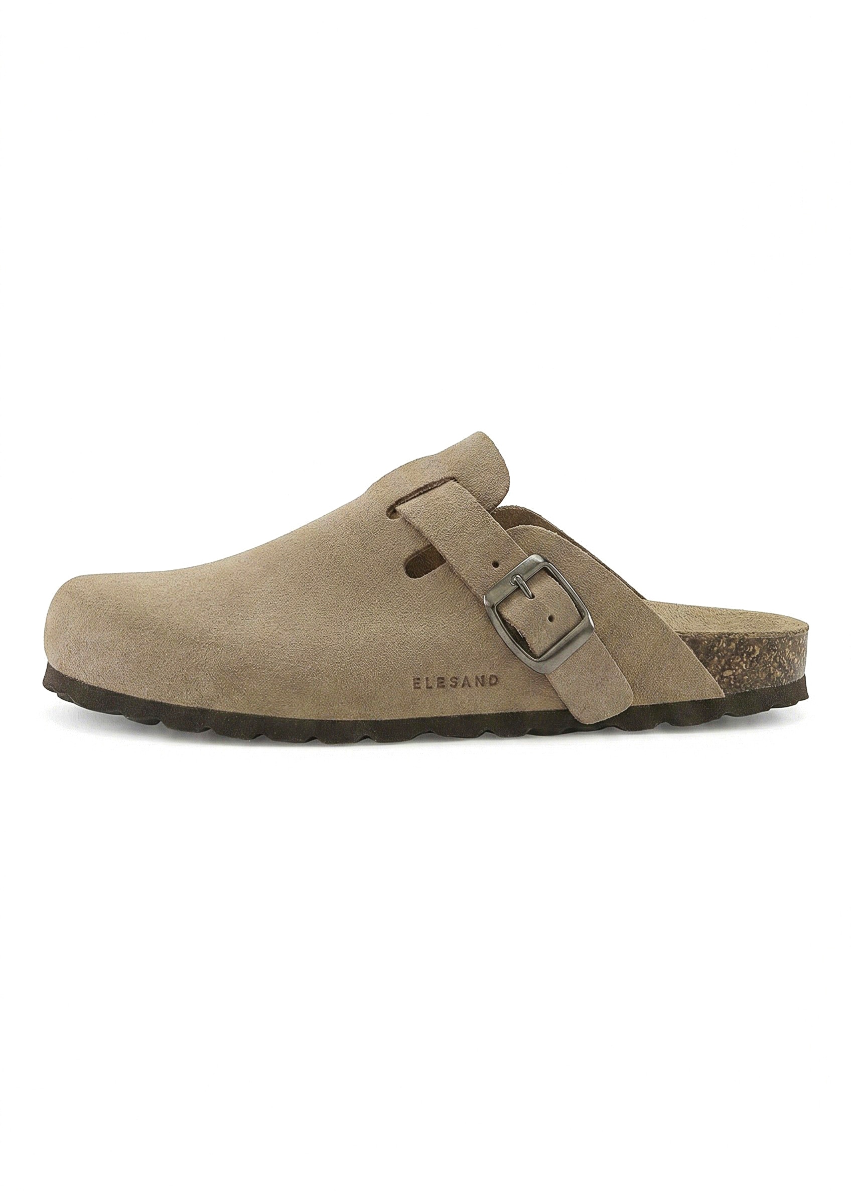Elbsand Pantolette »Sandale, Mule, Sommerschuh, Lederpantolette«  NEU aus Leder mit weichem Korkfußbett