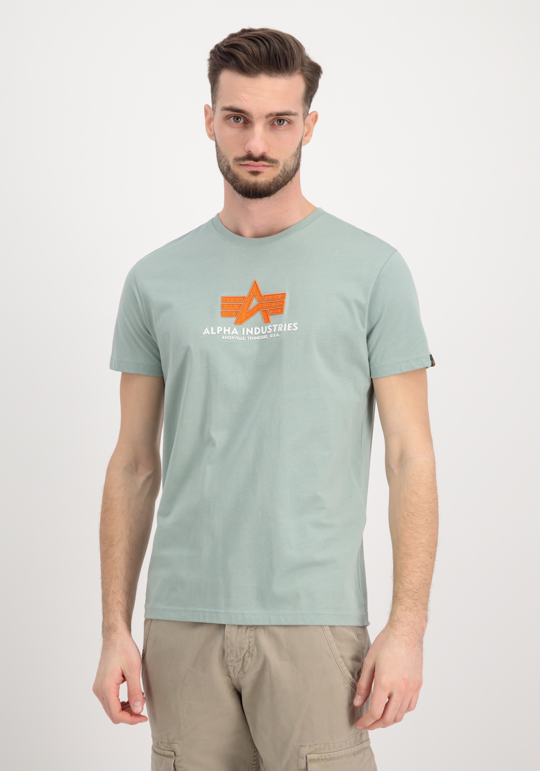 T-Shirt »ALPHA INDUSTRIES Men - T-Shirts Basic T Rubber«