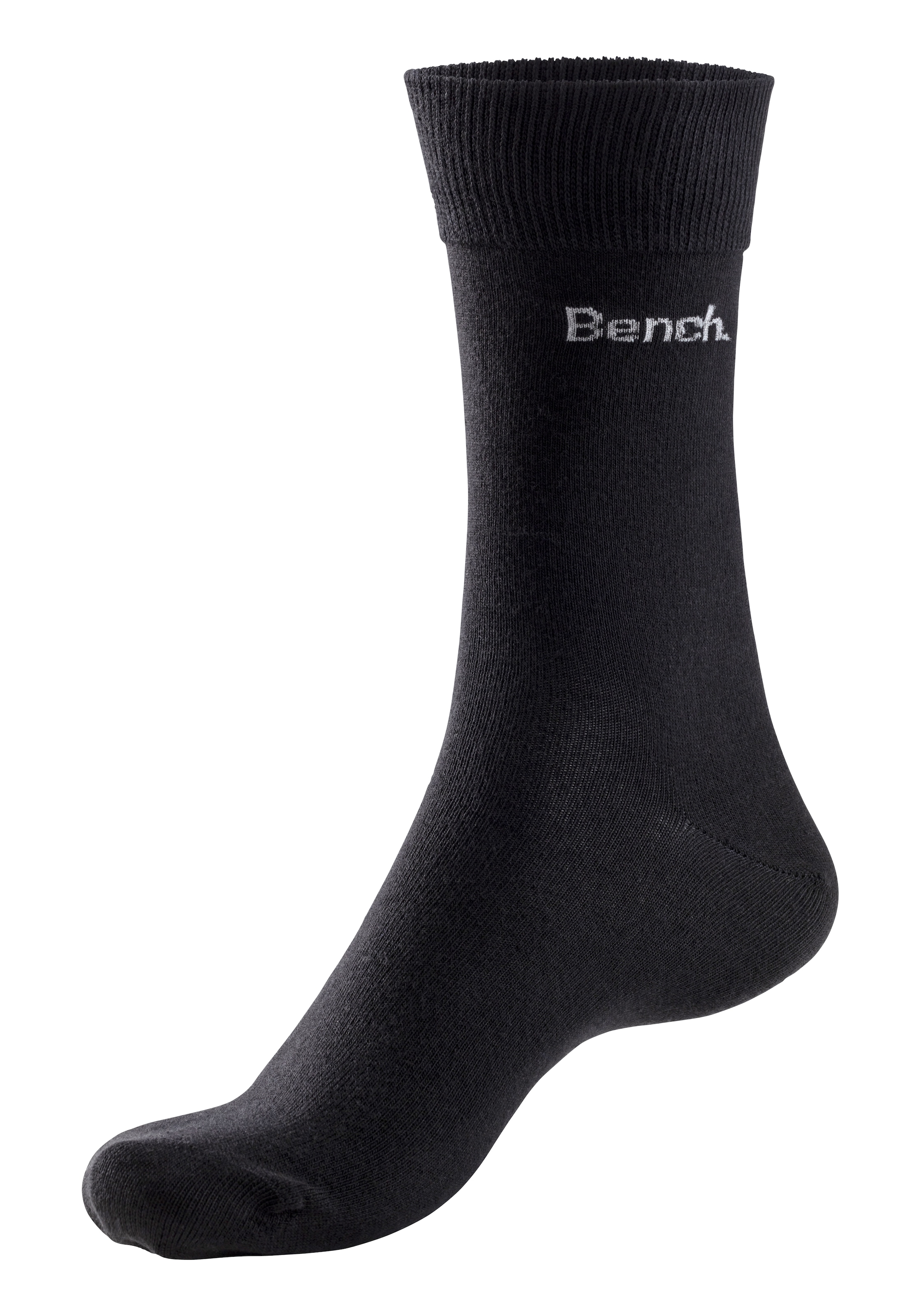 Bench. Basicsocken, (4 Paar), in angenehm weicher Markenqualität