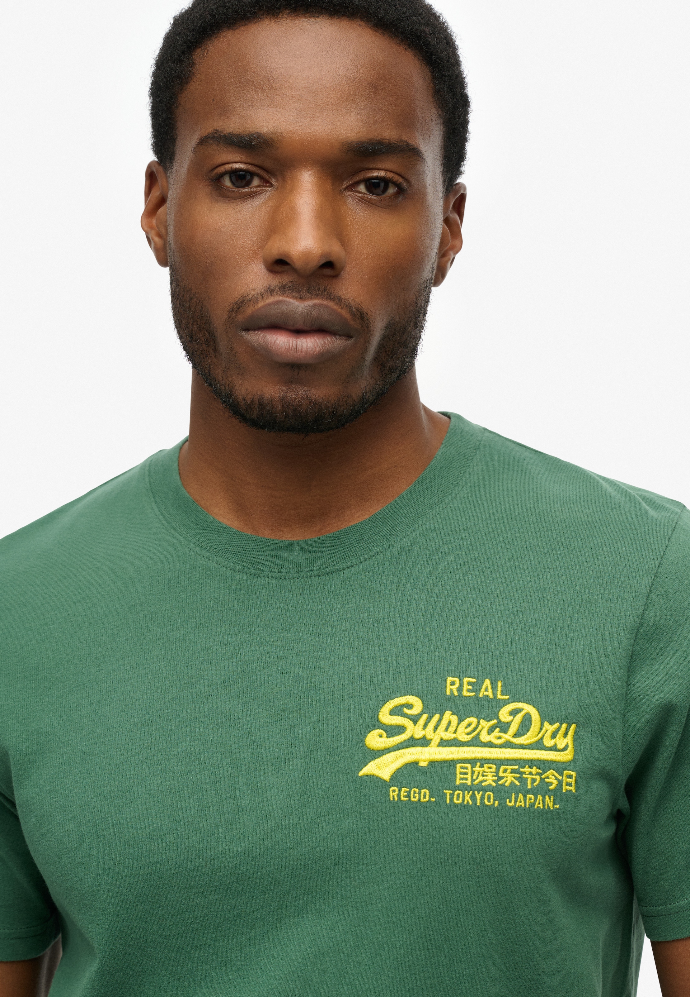 Superdry Rundhalsshirt »VL EMBROIDERED RELAXED TEE«