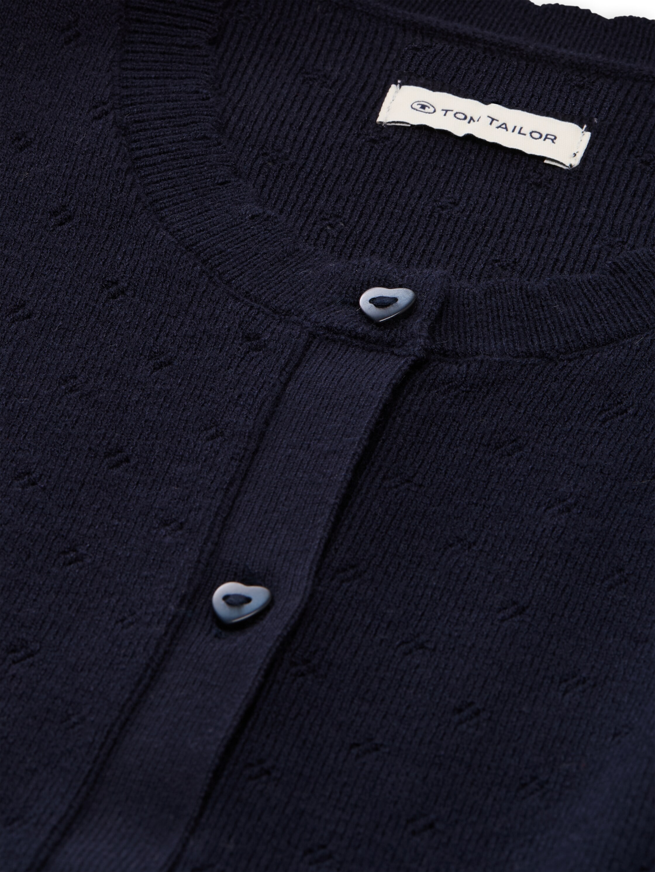 TOM TAILOR Ajourstrickjacke mit Muster