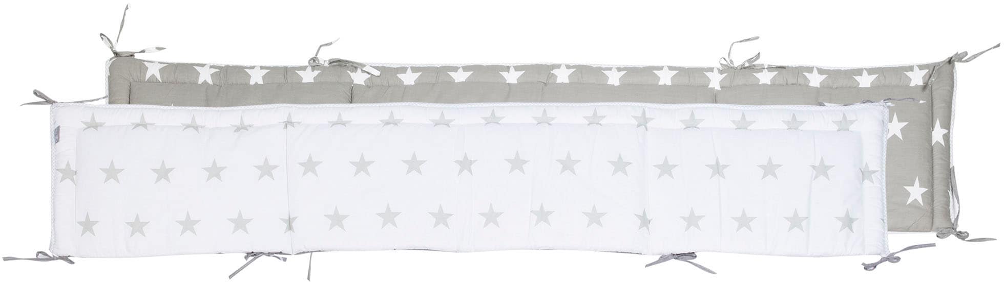 roba® Komplettbett »Little Stars, 70x140 cm«, (6 tlg.), Matratze, Kinderbettgarnitur und Himmel, zum Juniorbett umbaubar