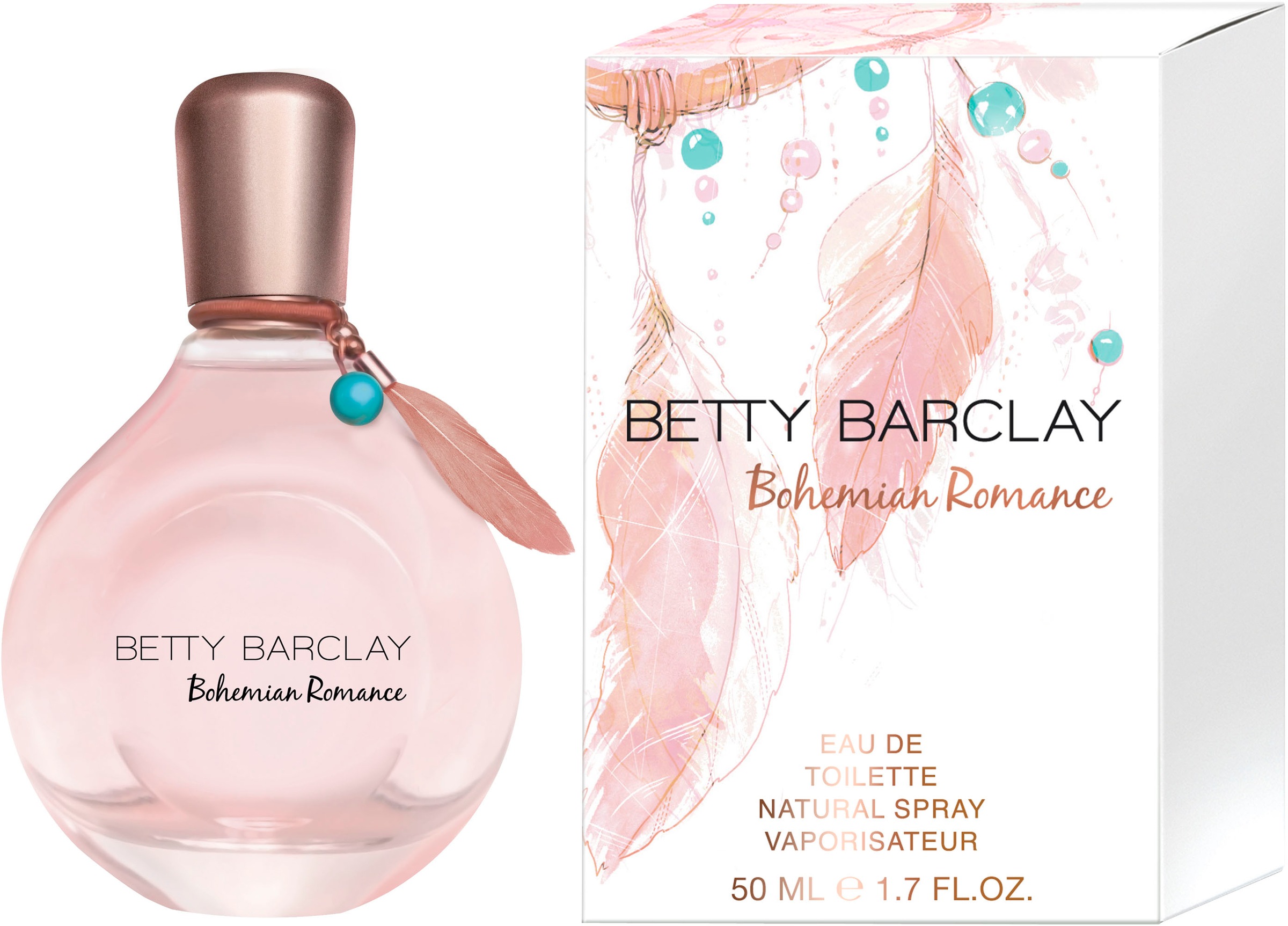 Betty Barclay Eau de Toilette »Betty Barclay Bohemian Romance EDT NATURAL SPRAY 50 ML«, (Packung, 1 tlg.), mit fruchtigen Noten