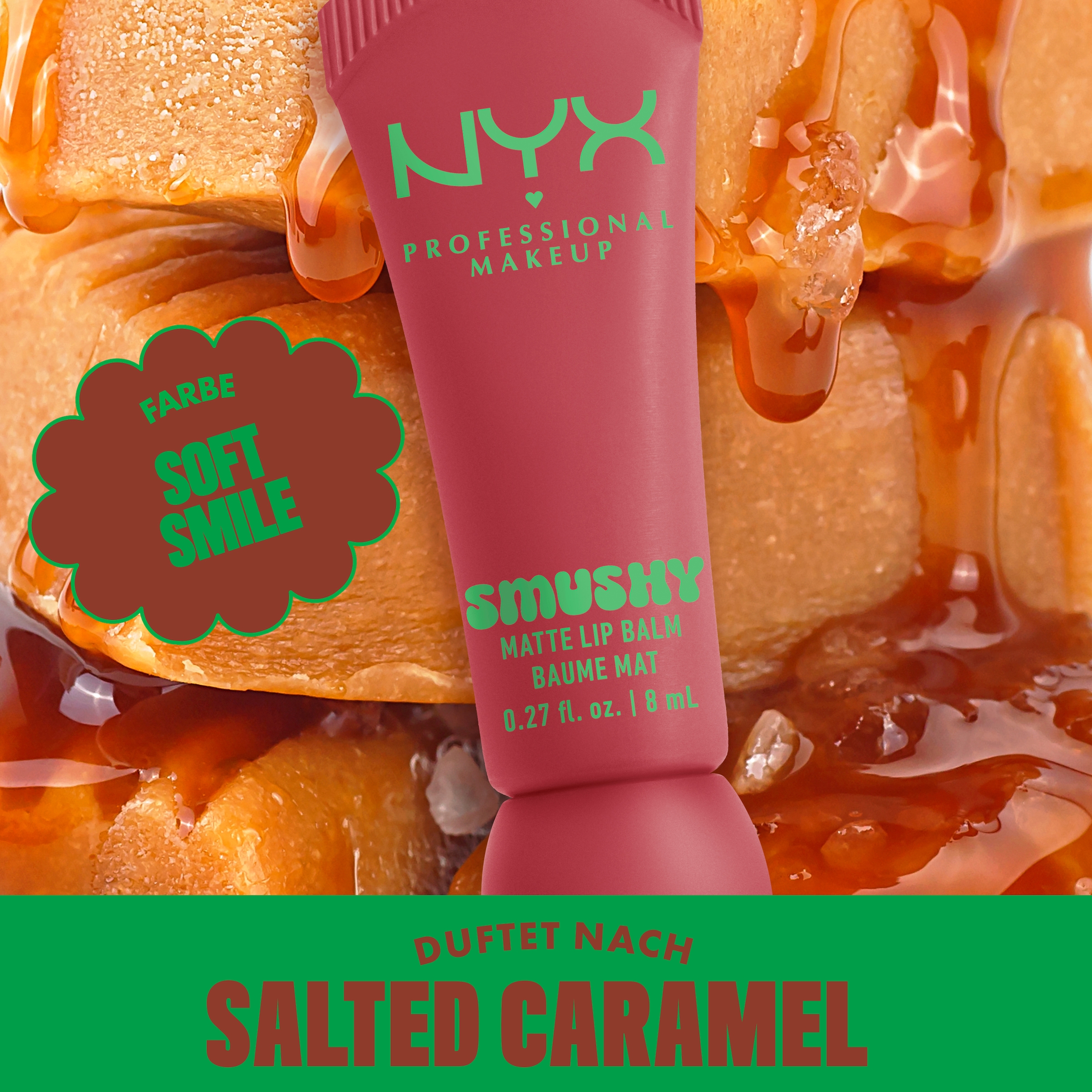 NYX PROFESSIONAL MAKEUP Lippenbalsam »SMUSHY MATTE LIP BALM« jeder der Farbtöne hat einen einzigartigen, süßen Duft