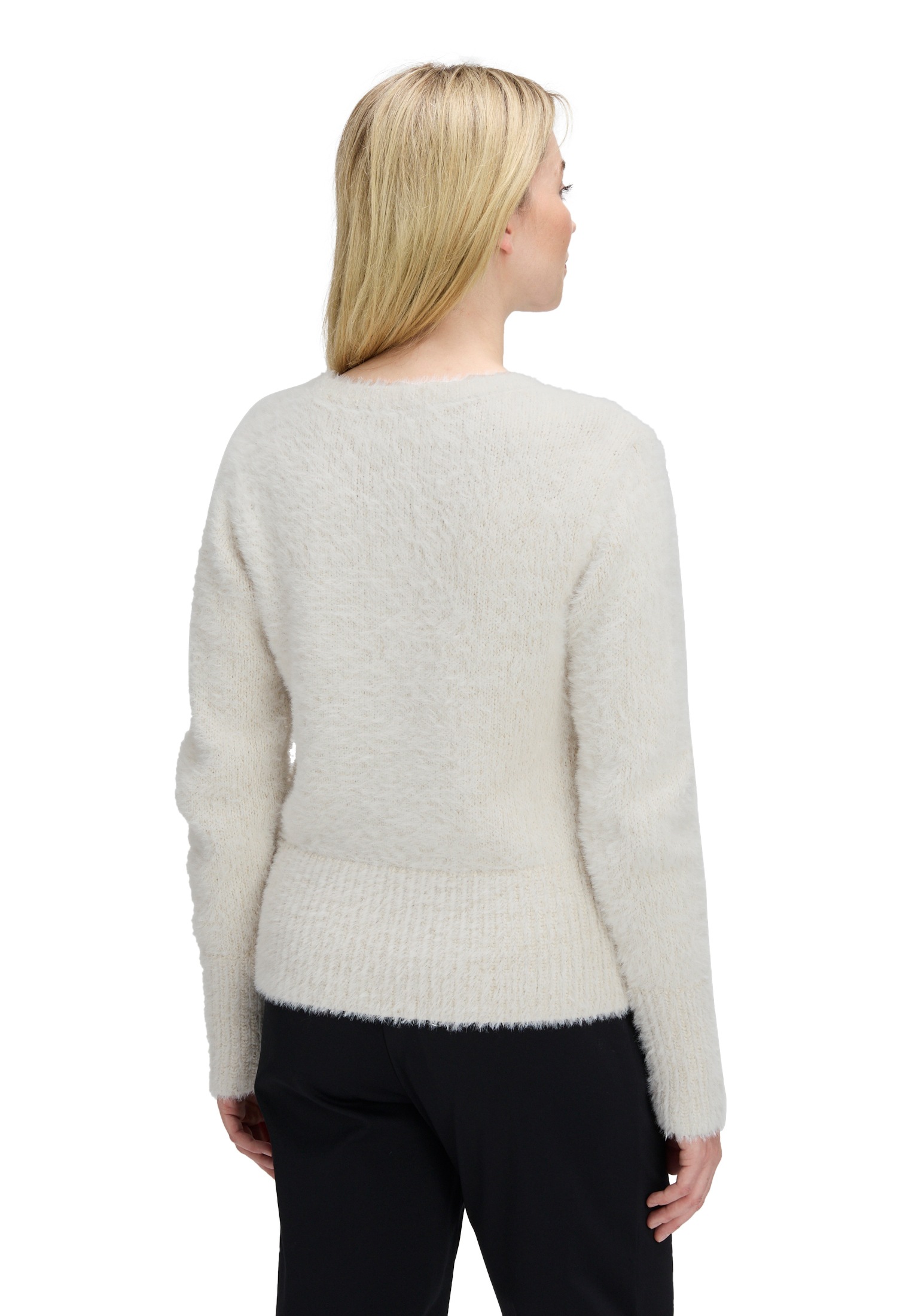 Betty&Co Strickpullover »Strickpullover mit V-Ausschnitt«