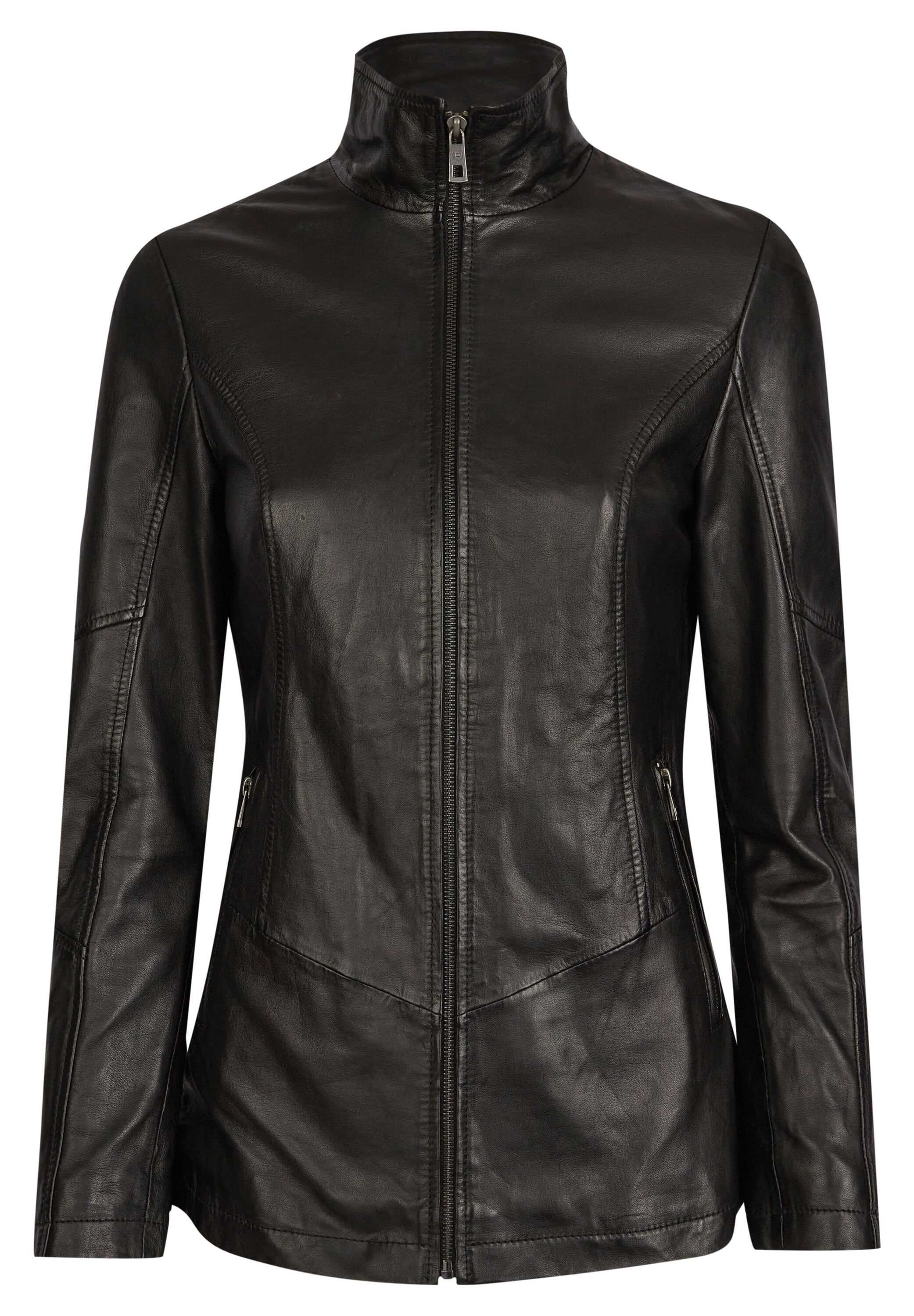 bugatti Lederjacke »BULady-101« ohne Kapuze aus weichem Leder
