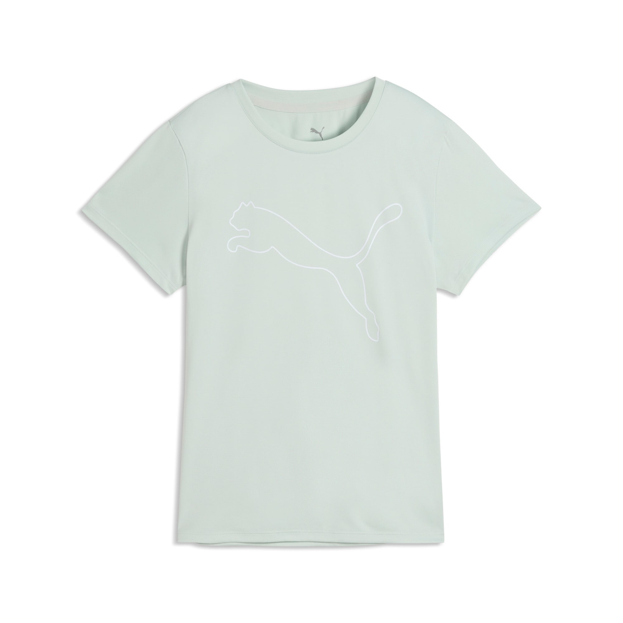 PUMA Trainingsshirt »W TAD ESSENTIAL LOGO TEE« Kurzarm, Sportmode, mit Rundhalsausschnitt