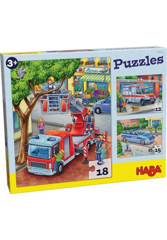 Haba Puzzle »Polizei, Feuerwehr & Co.«, Made in Europe kaufen