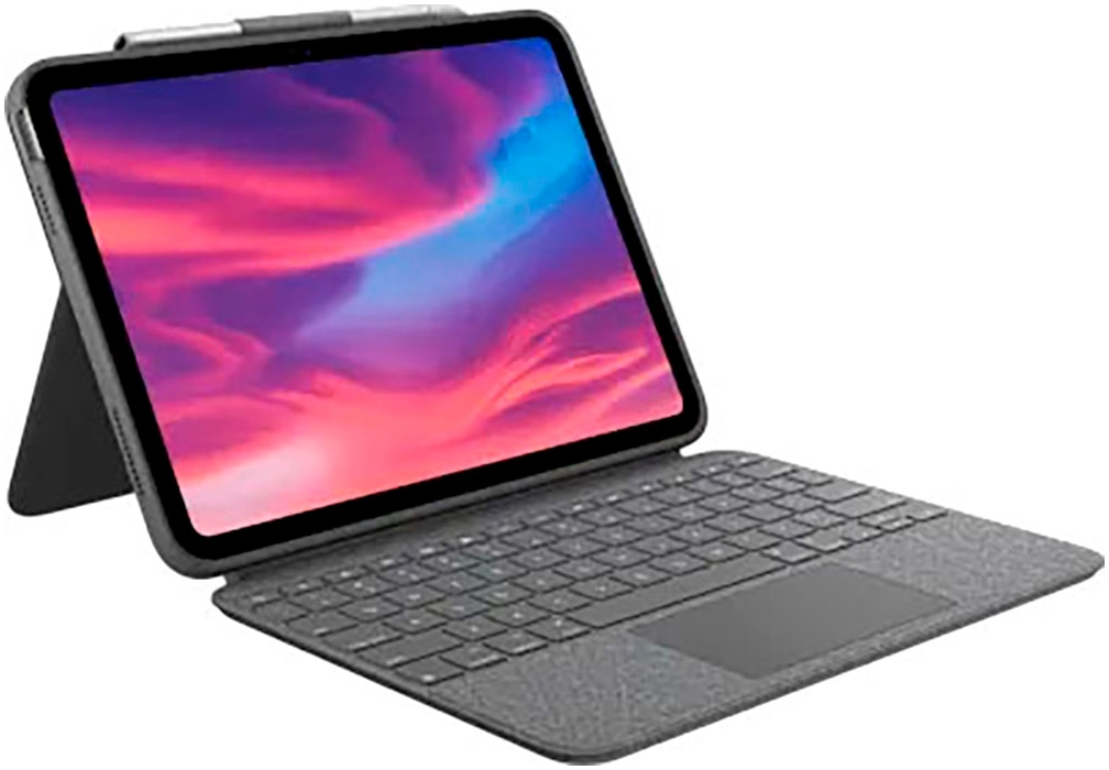 Logitech iPad-Tastatur »Combo Touch für iPad Air 13" (M2)«, (Touchpad)