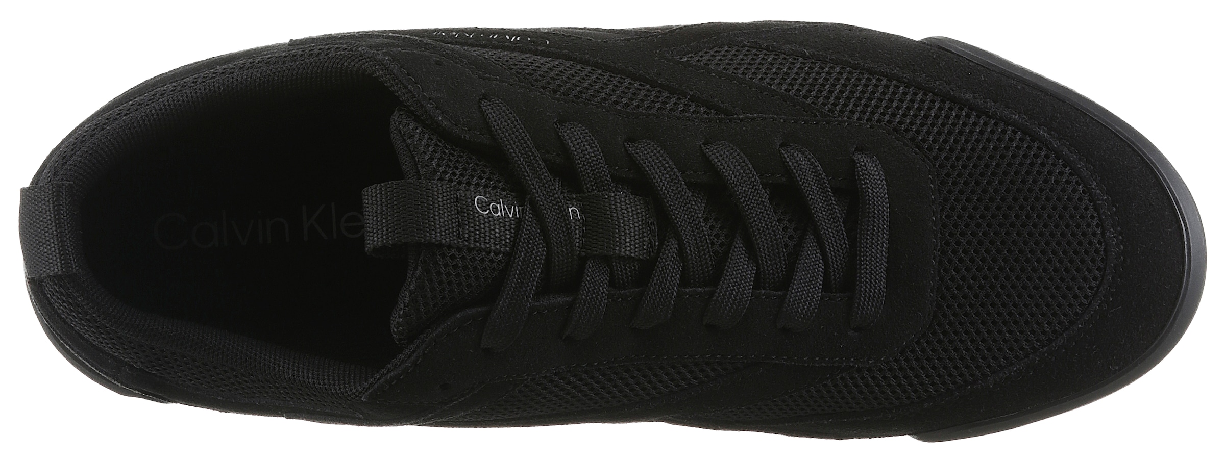 Calvin Klein Sneaker »LOW PRO RUNNER MIX MAT«  Freizeitschuh, Halbschuh, Schnürschuh mit seitlichem Logoschriftzug