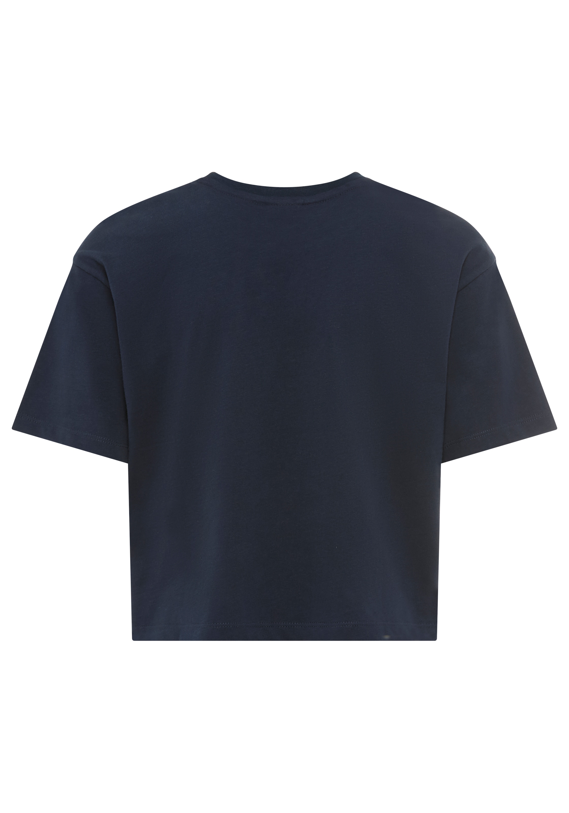 KangaROOS T-Shirt »Kurze Form mit Folienprint für Mädchen« bequeme Passform, Kurzarm, mit modischem Druck, aus Baumwolle