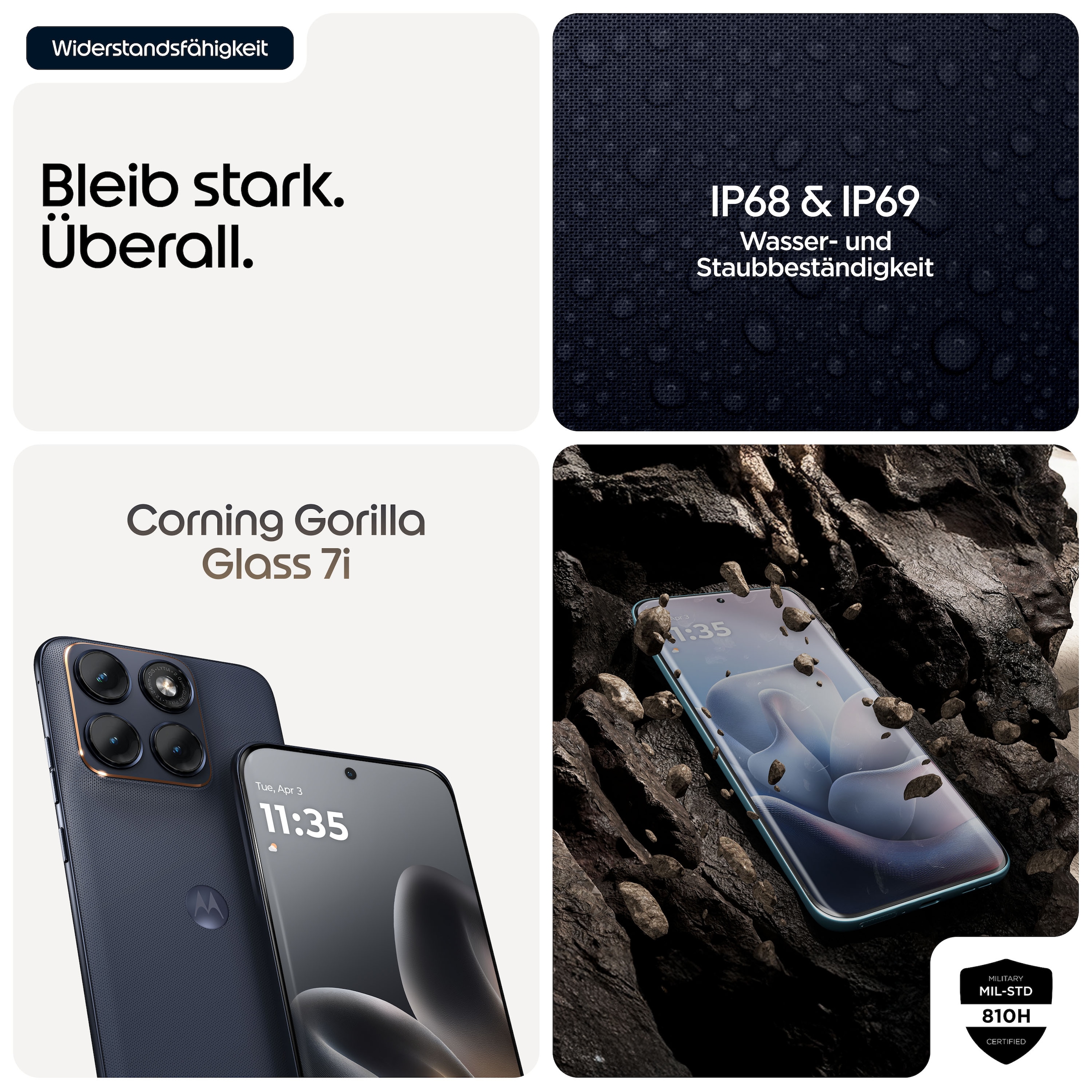 Motorola Smartphone »edge 70 fusion« PANTONE®  Silhouette