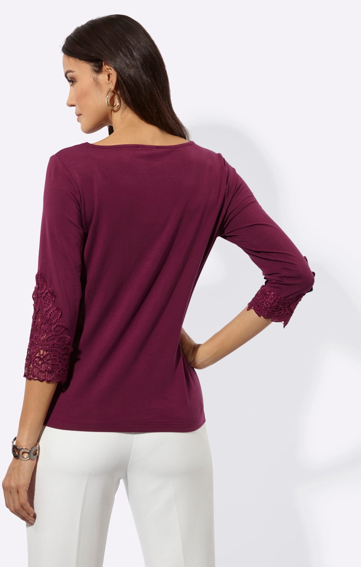 creation L Spitzenshirt »Lyocell-Shirt« 1