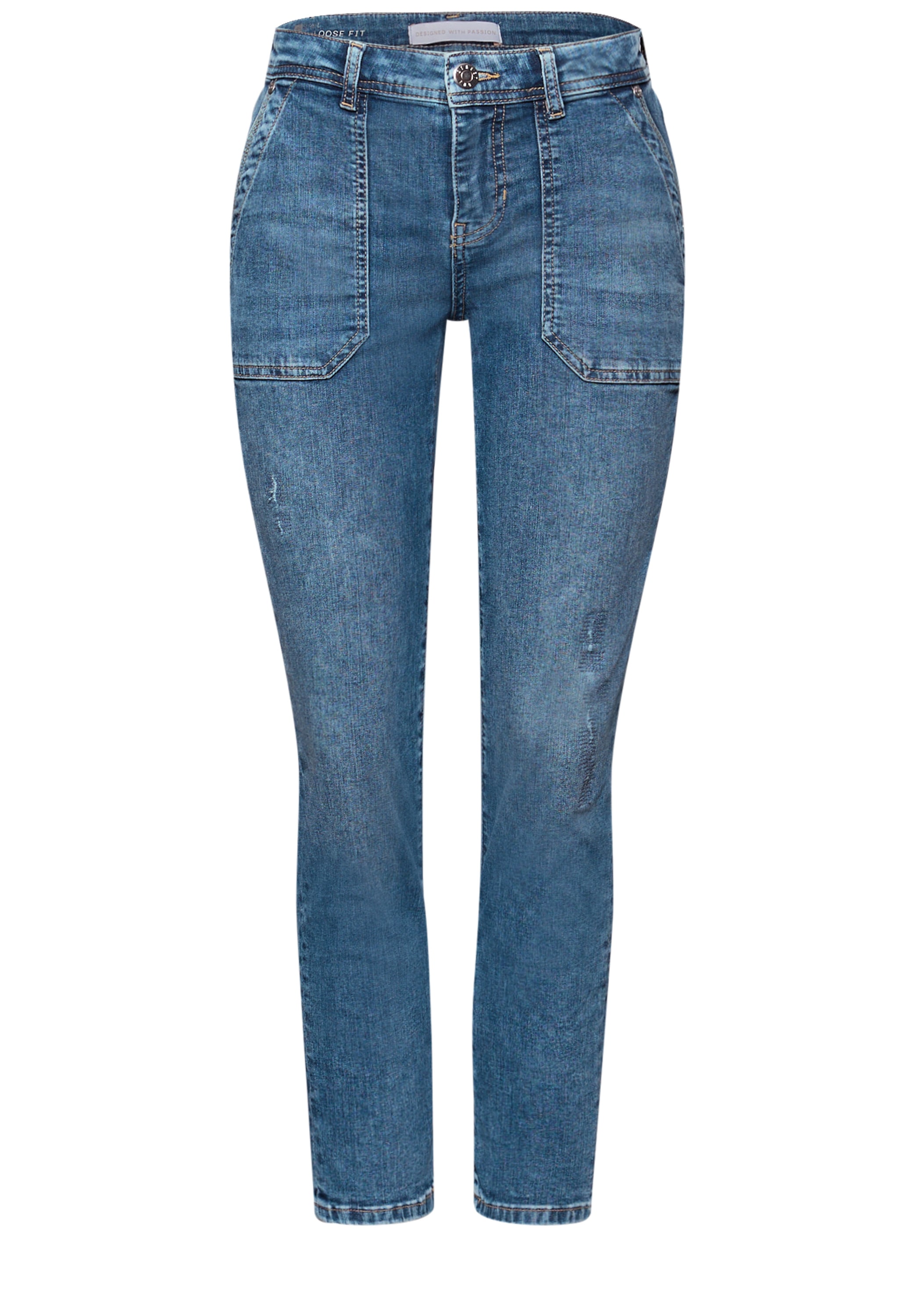 STREET ONE Boyfriend-Jeans, mit Taschen