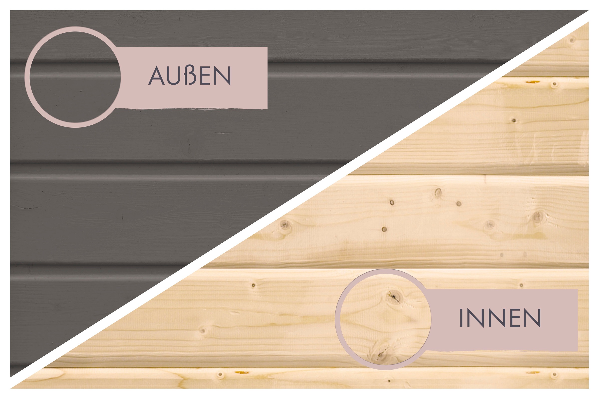 Karibu Saunahaus »Talo 3« Set,  Ofen 9 kW integr. Strg