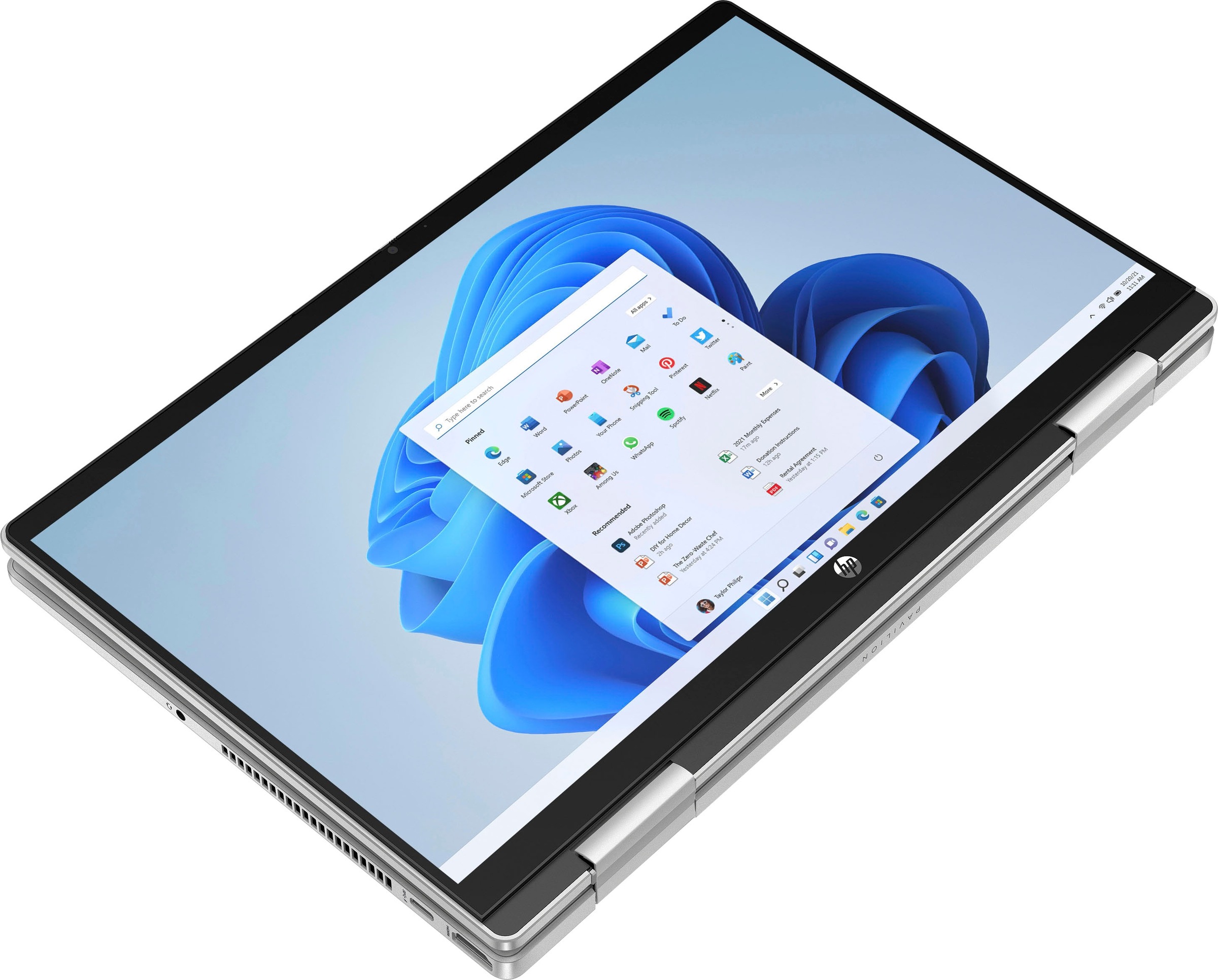 HP Convertible Notebook »Pavilion x360 14-ek0252ng«, 35,6 cm, / 14 Zoll, Intel, Core i5, Iris Xe Graphics, 512 GB SSD