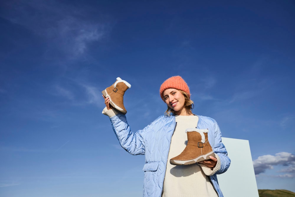 Rieker Winterboots  Winterstiefelette, Reißverschluss-Boots mit Zierschnalle